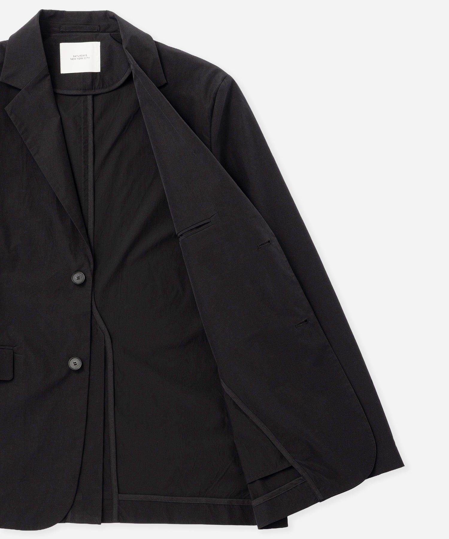 Saturdays NYC Mirza Easy Wear Jacket in Black