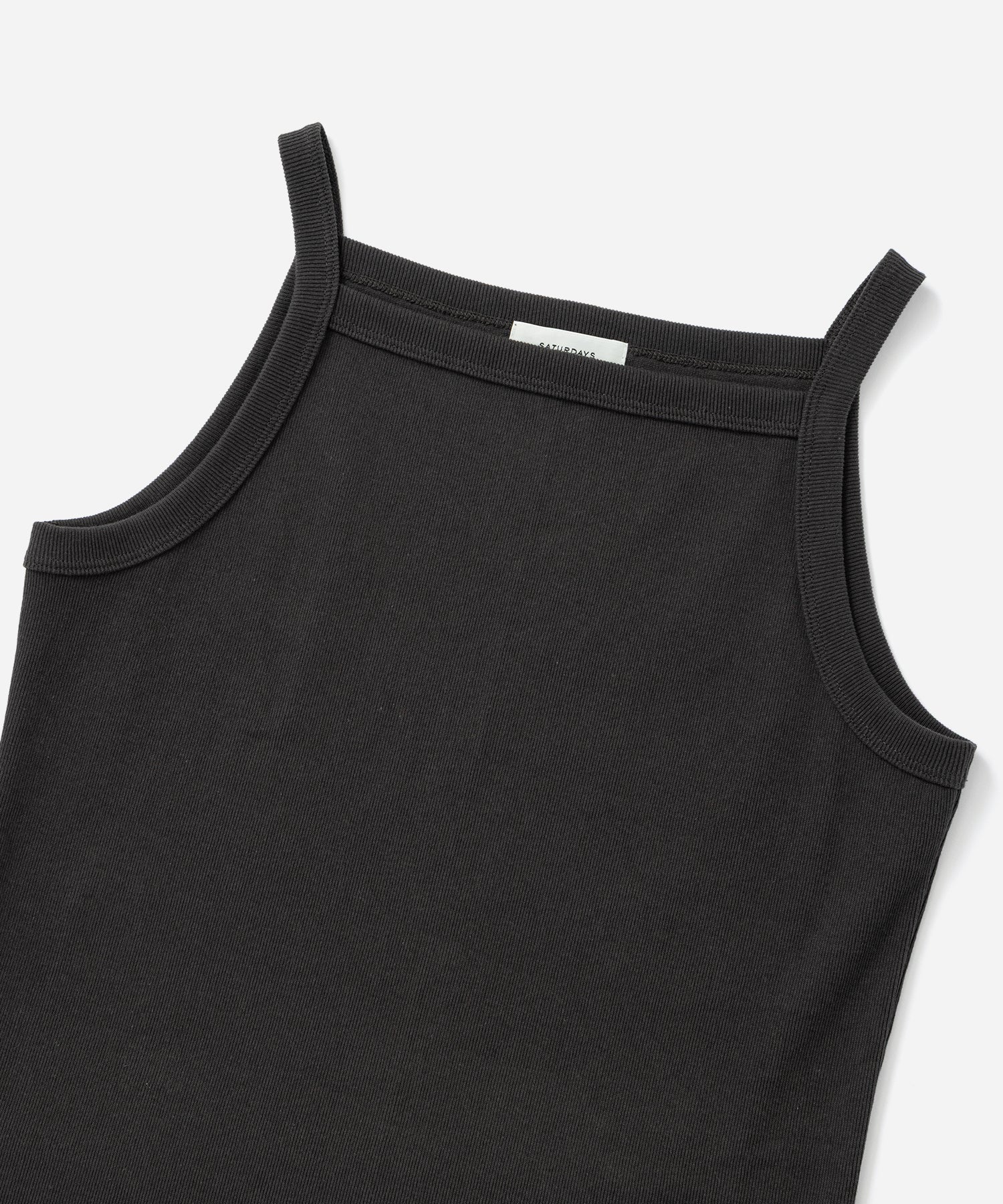 Saturdays NYC Lara Tank Top in Charcoal