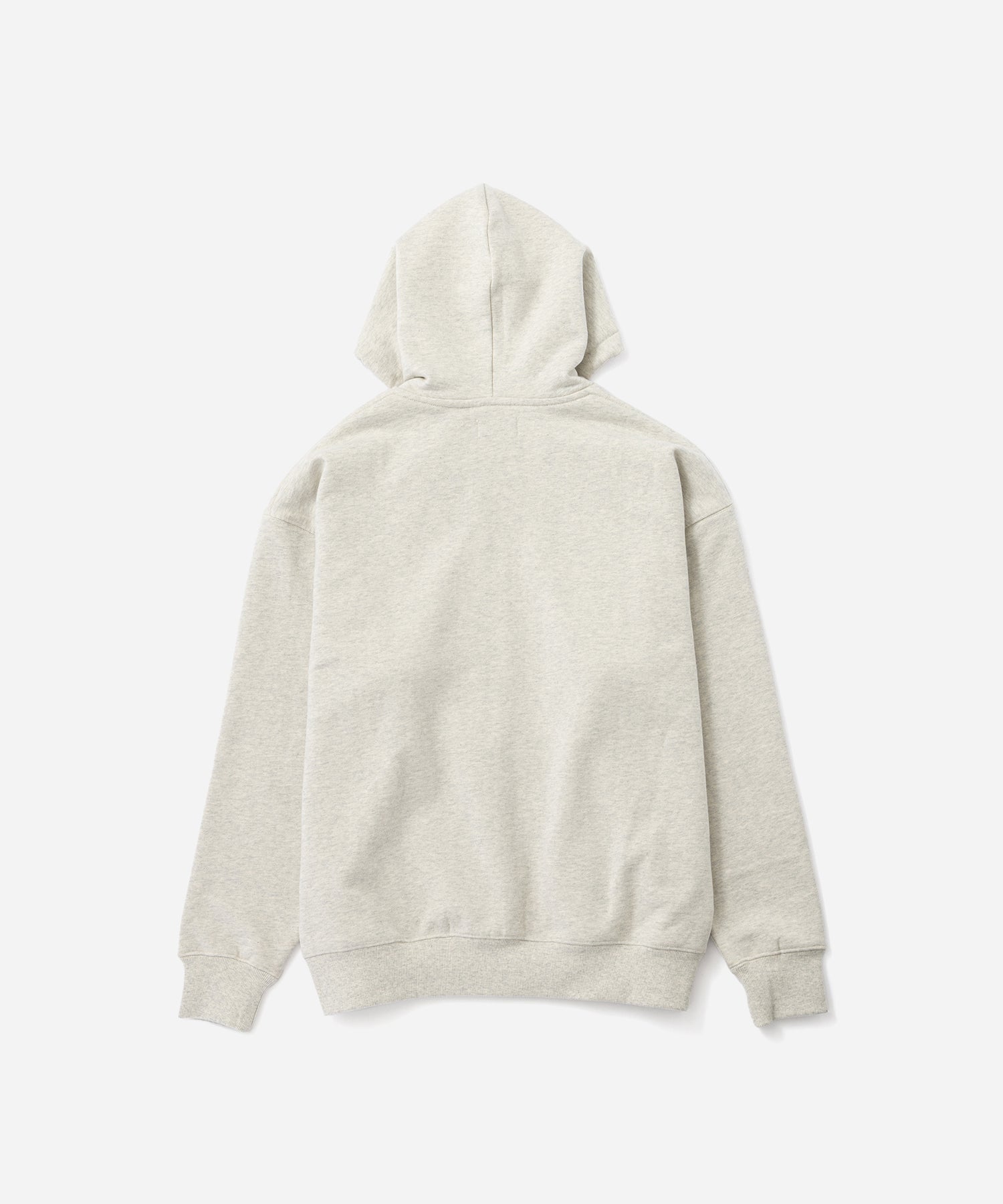 Saturdays NYC Canal Waffle Lined Zip Hoodie in Light Gray