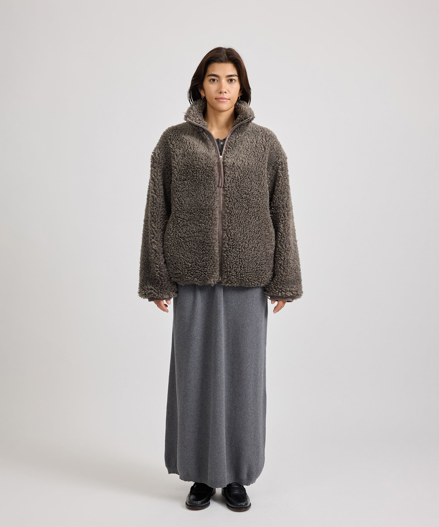 Alessia Boa Fleece Blouson