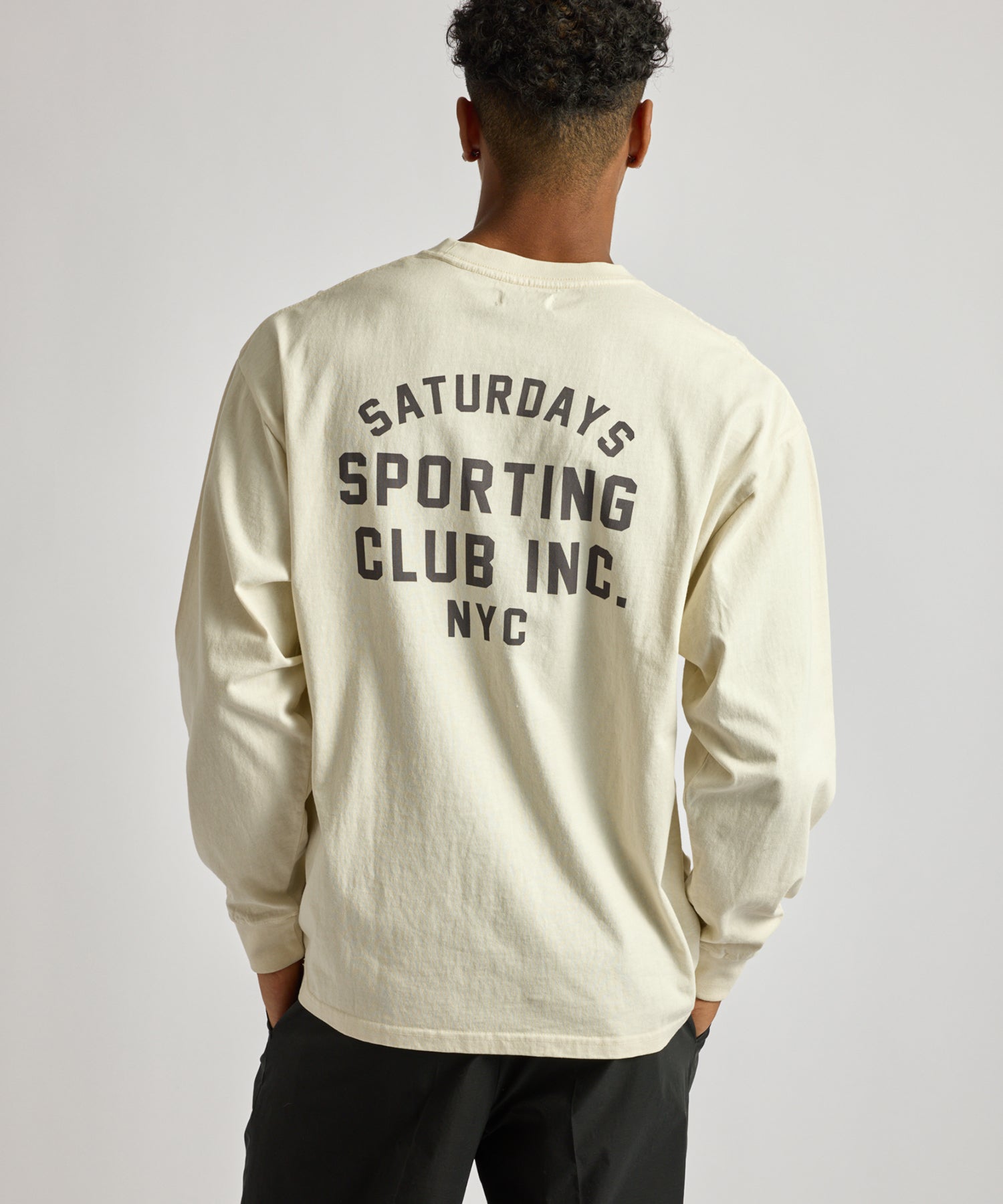 Collegiate Printed Long Sleeve Tee