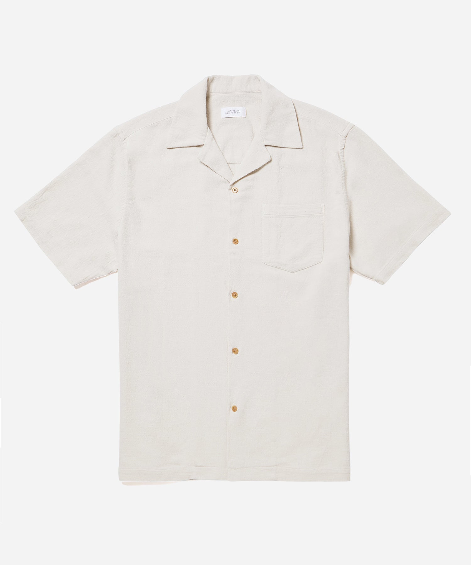 Canty Boucle Knit SS Shirt | Saturdays NYC