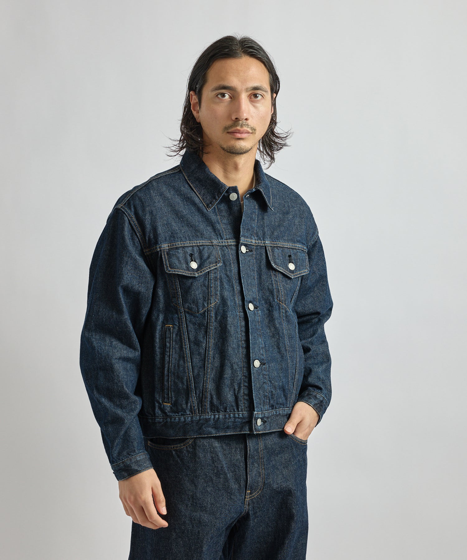 Emil Rinsed Denim Jacket | Saturdays NYC