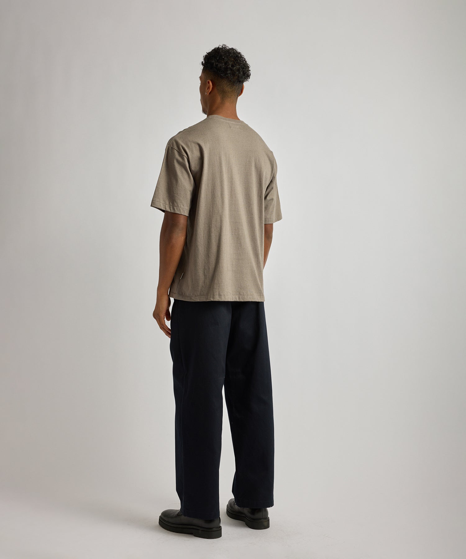 Saturdays NYC Hemp S.NYC Short Sleeve Tee in Gray