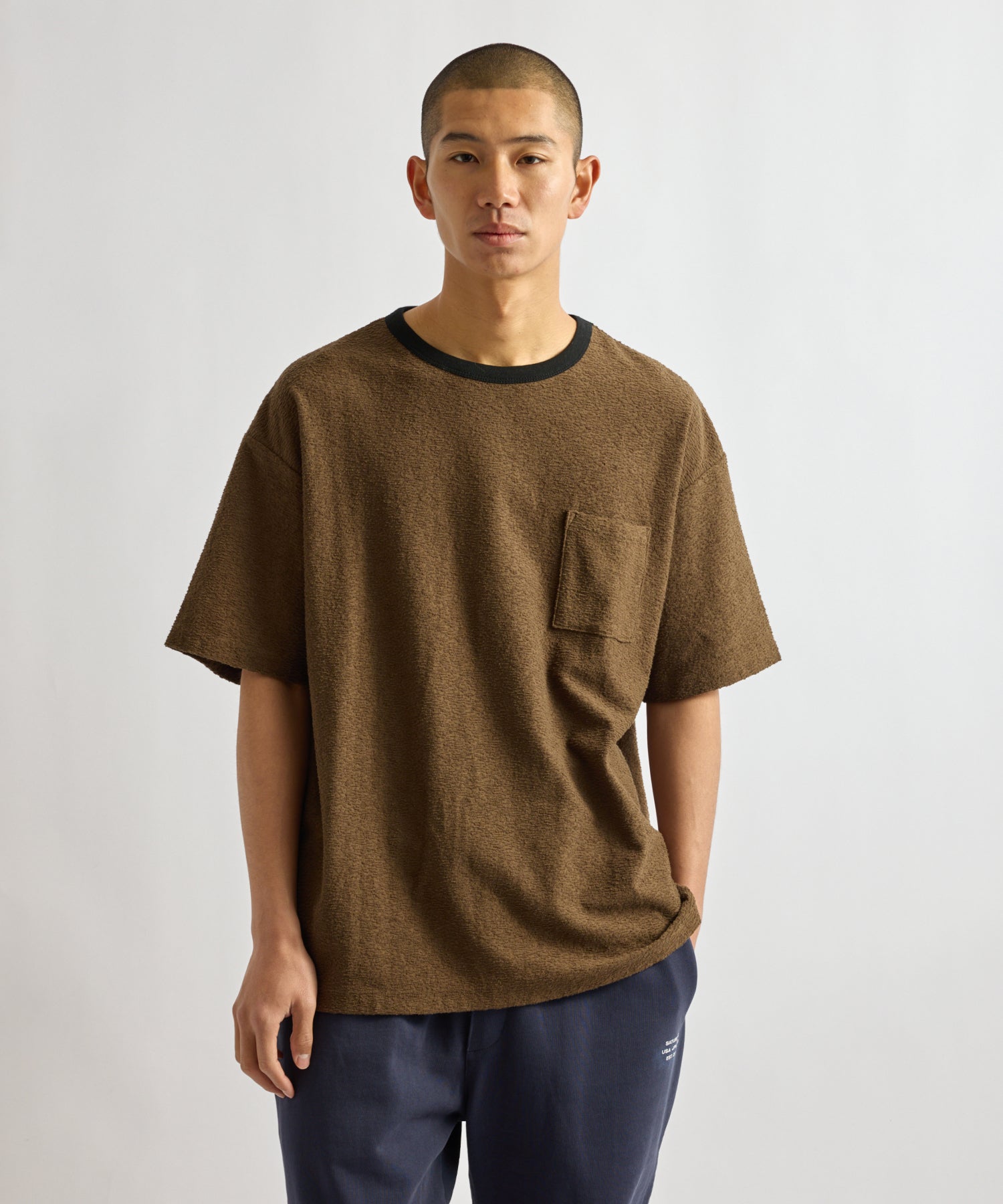 Ringer Pile Relaxed Short Sleeve Tee