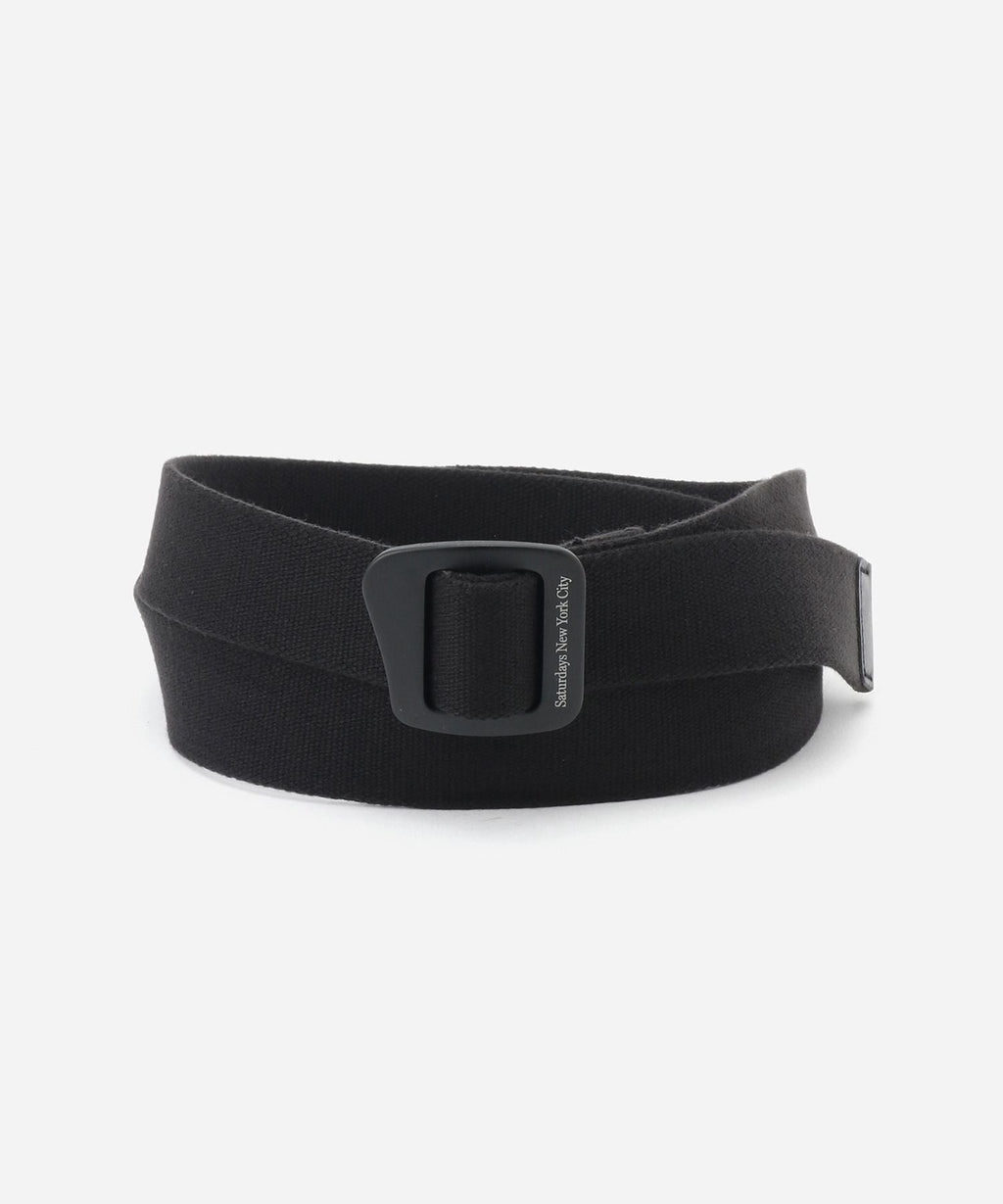 Saturdays NYC Aluminum Belt in Black