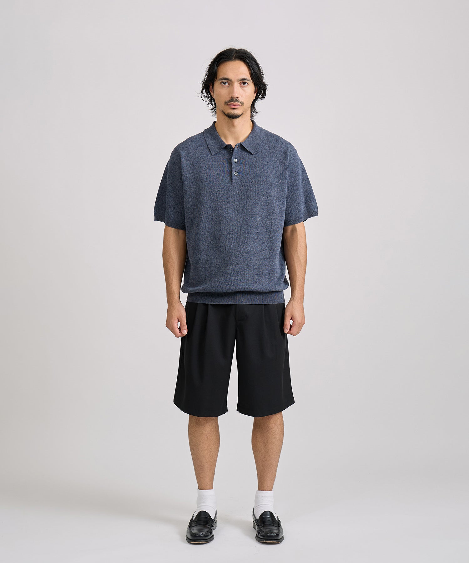Jahmad Linen Knit Polo | Saturdays NYC