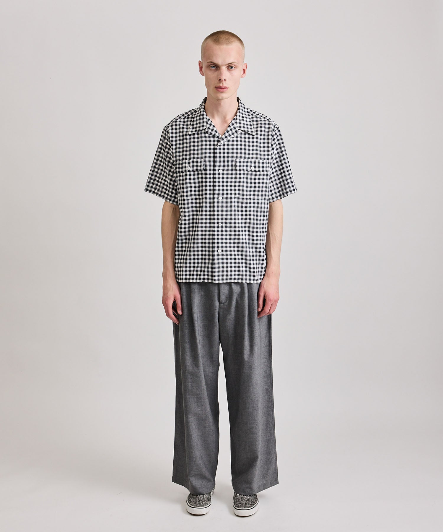 Hester Gingham Check SS Shirt | Saturdays NYC