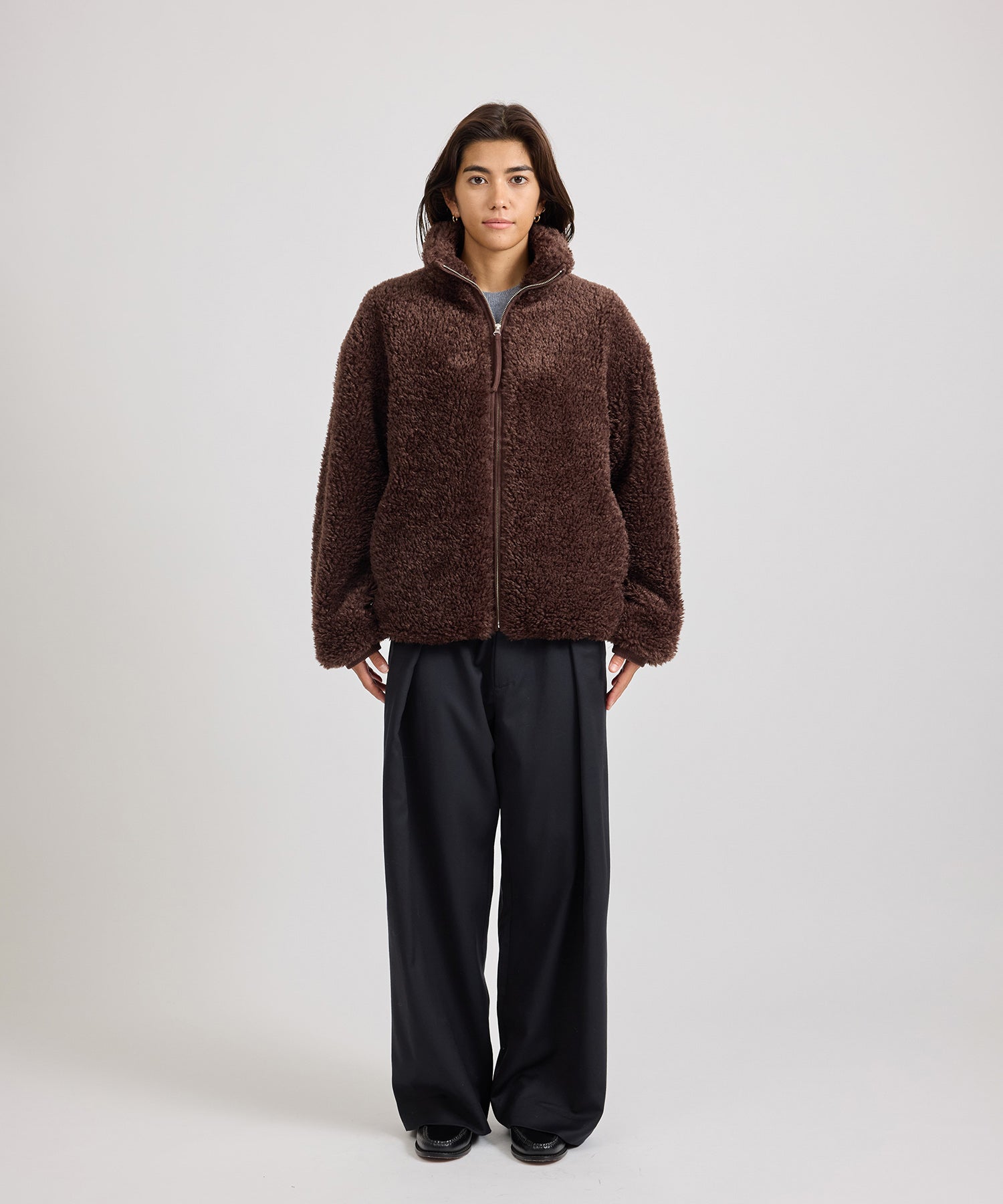Alessia Boa Fleece Blouson