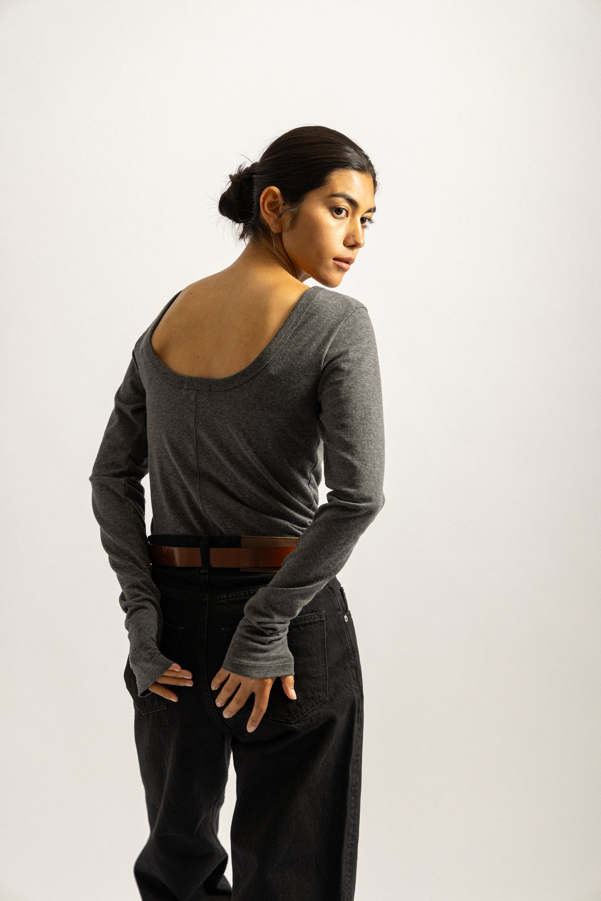 Clara Scoop Back Top
