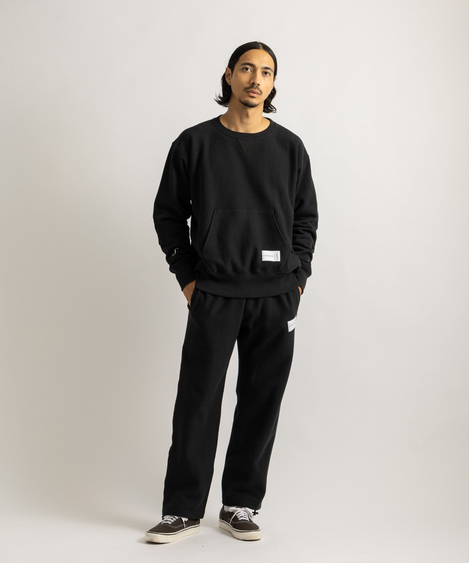 Champion for Saturdays Crewneck Sweatshirt in Black