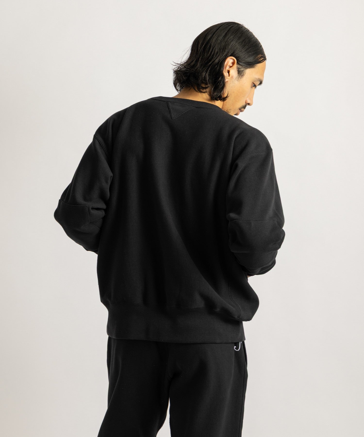 Champion for Saturdays Crewneck Sweatshirt in Black