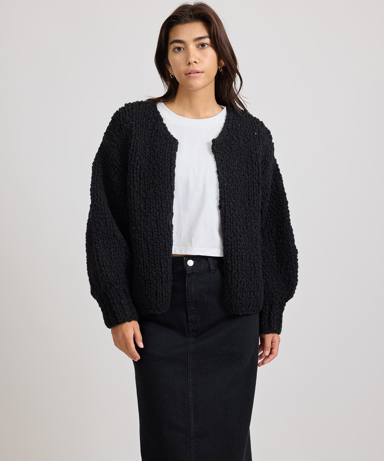 Halle Hand Woven Cardigan