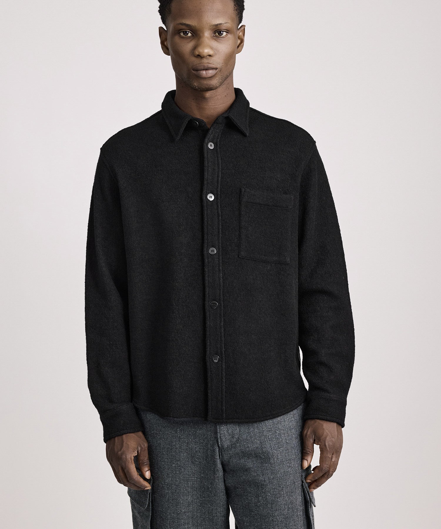 Ryan Heavy Boucle Shirt
