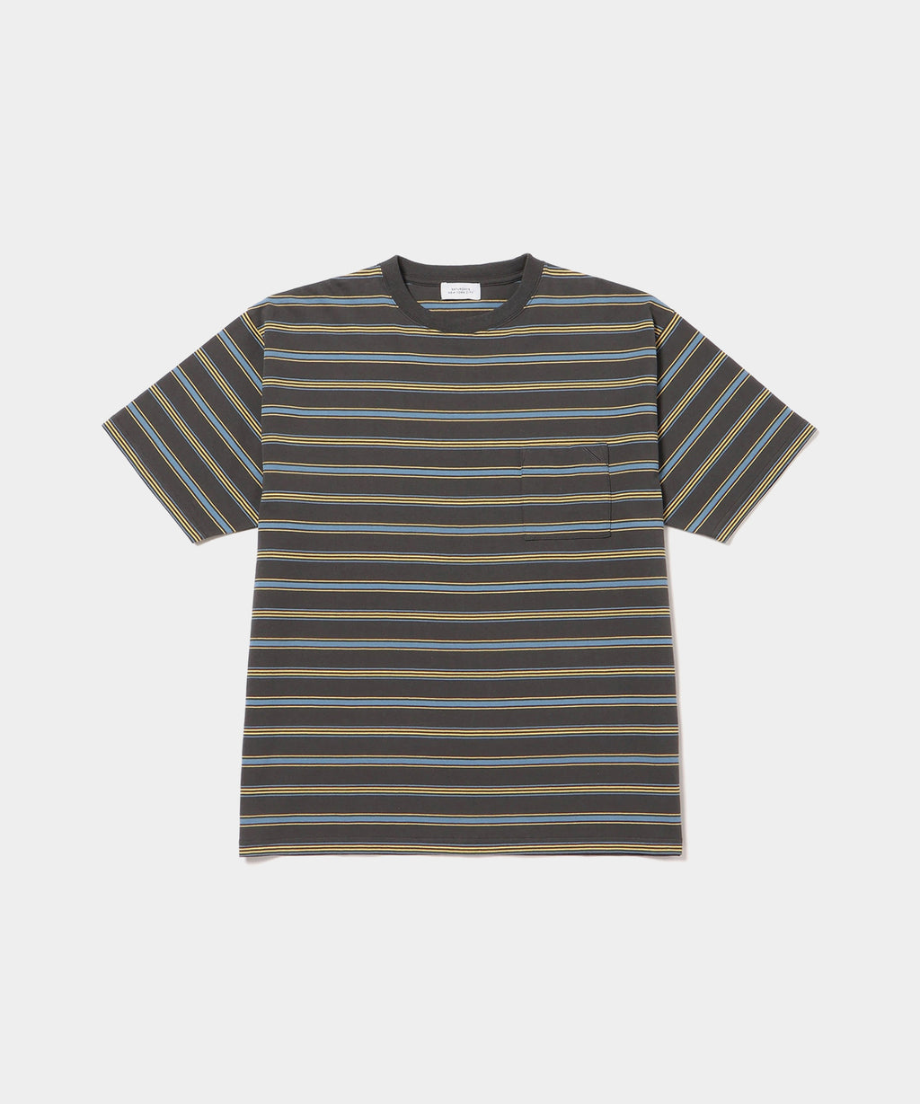 Multi Stripe Relaxed Short Sleeve Tee