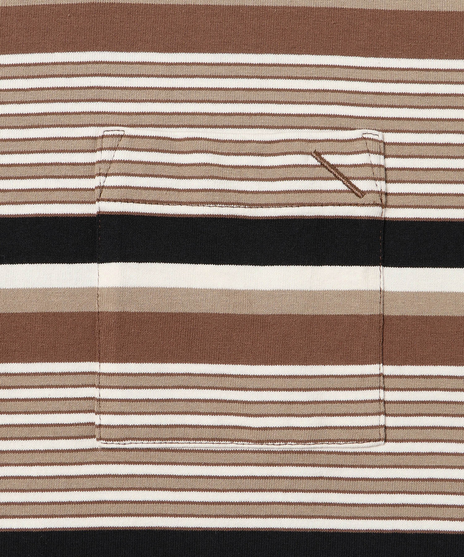 Multi Stripe Relaxed Short Sleeve Tee