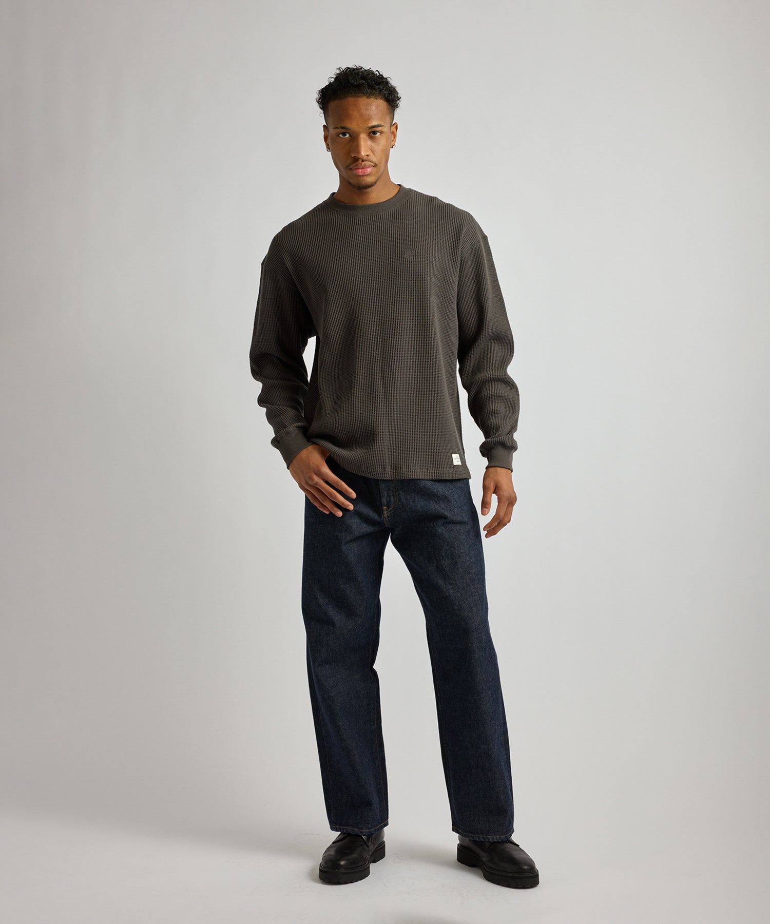 Alex Heavy Waffle Relaxed Top