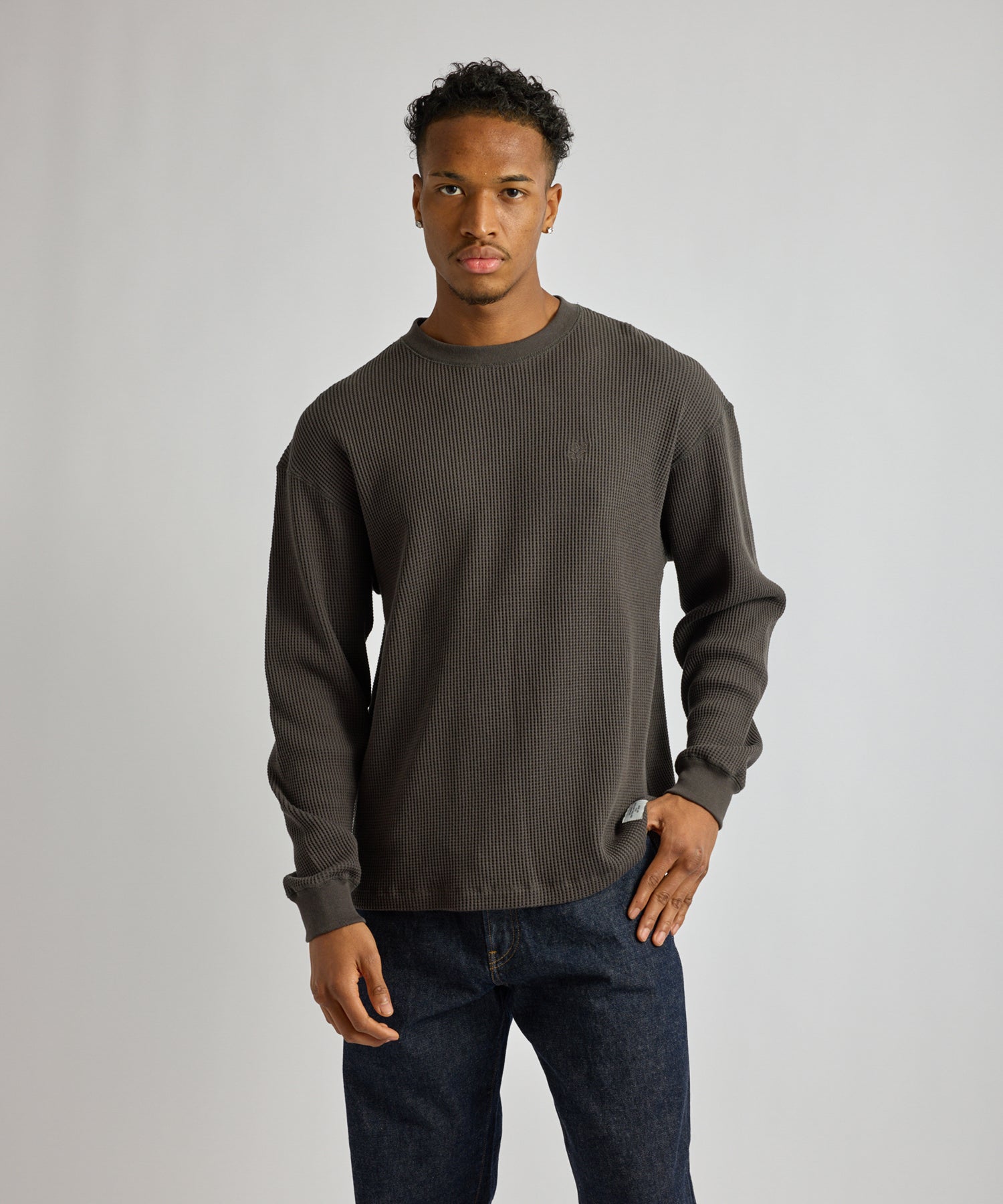 Alex Heavy Waffle Relaxed Top