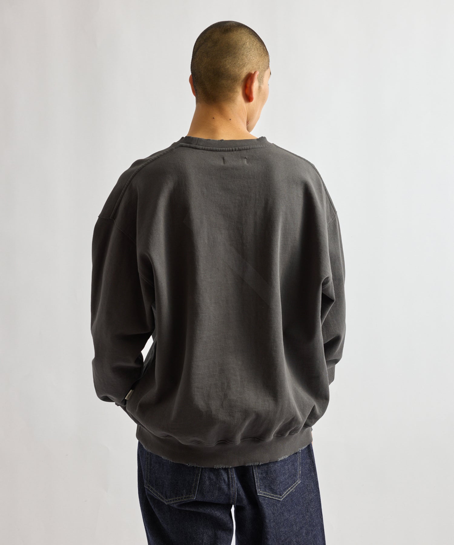 Bowery Garment Dyed Slash Sweatshirt