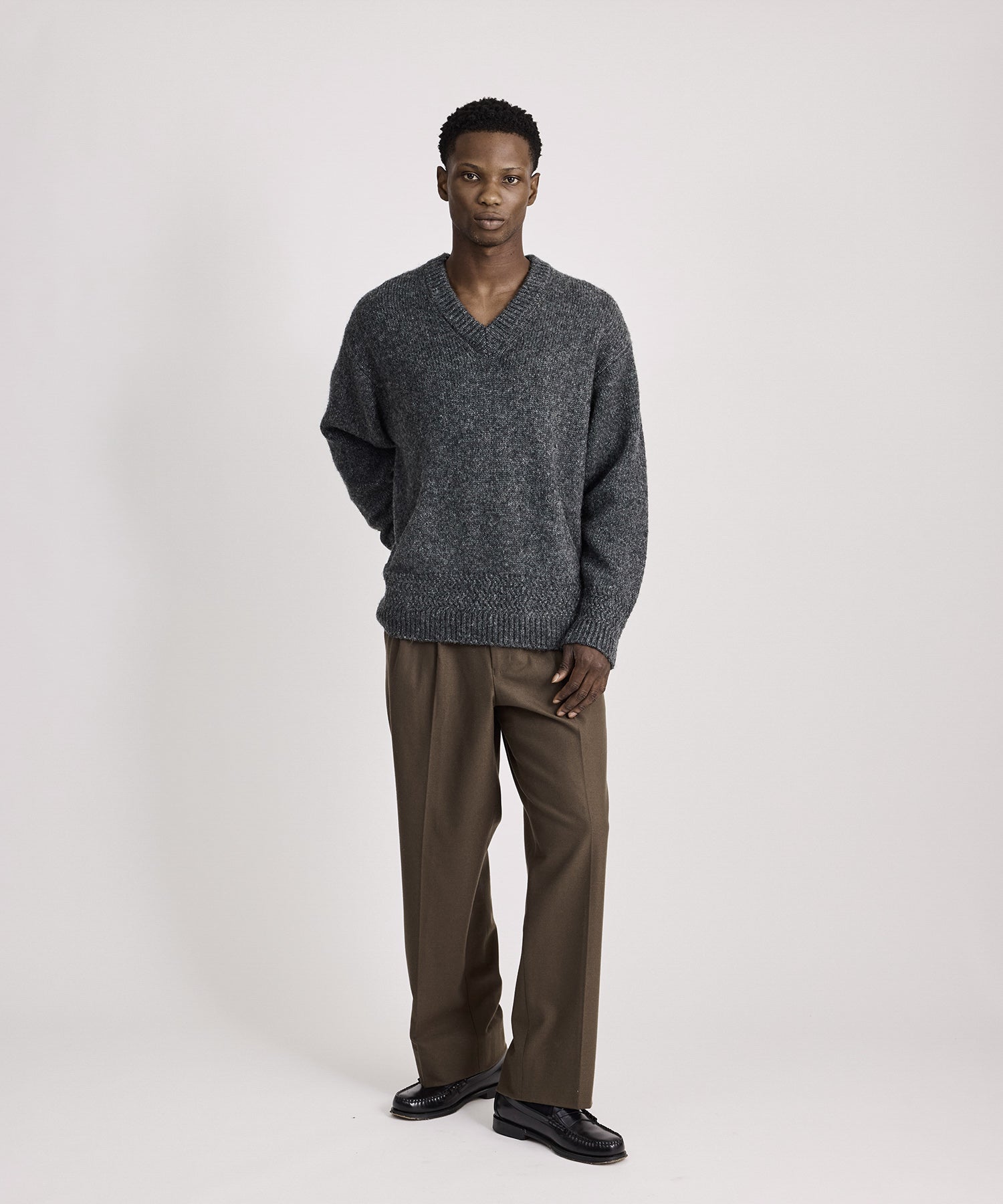 Nicholas Low Gage V Neck Sweater