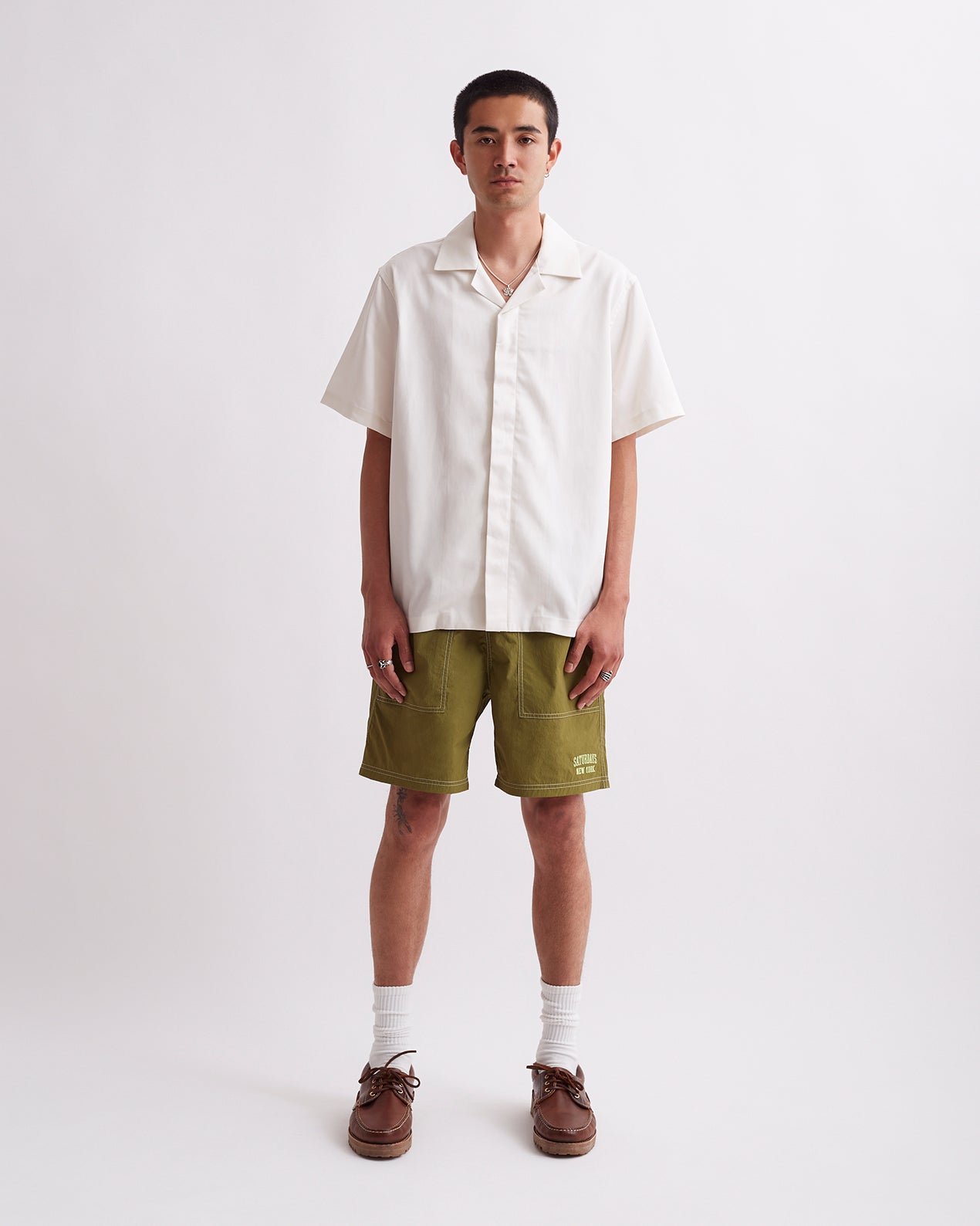 York Camp Collar Short Sleeve Shirt | Saturdays NYC