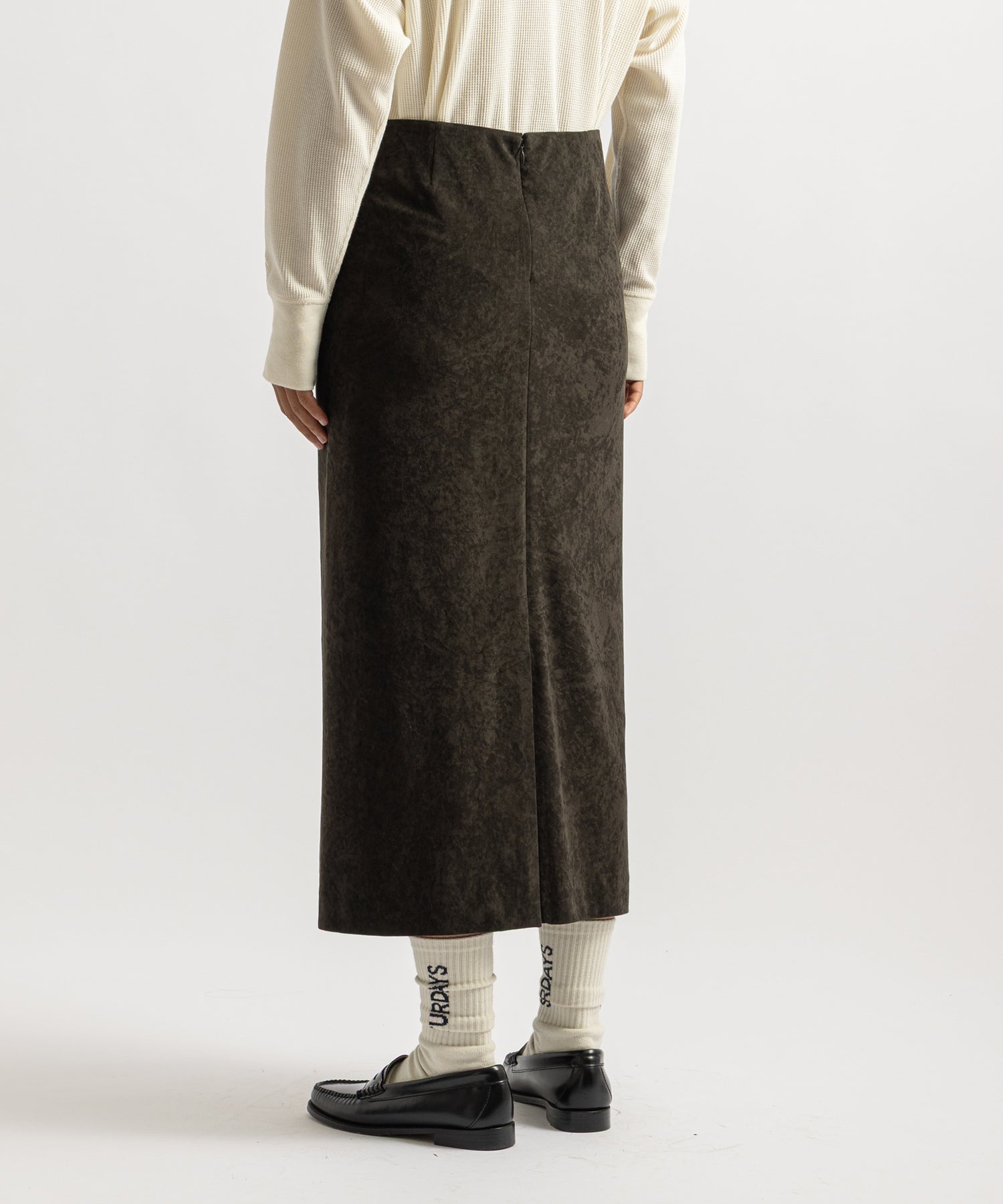 Amy Velveteen Midi Skirt