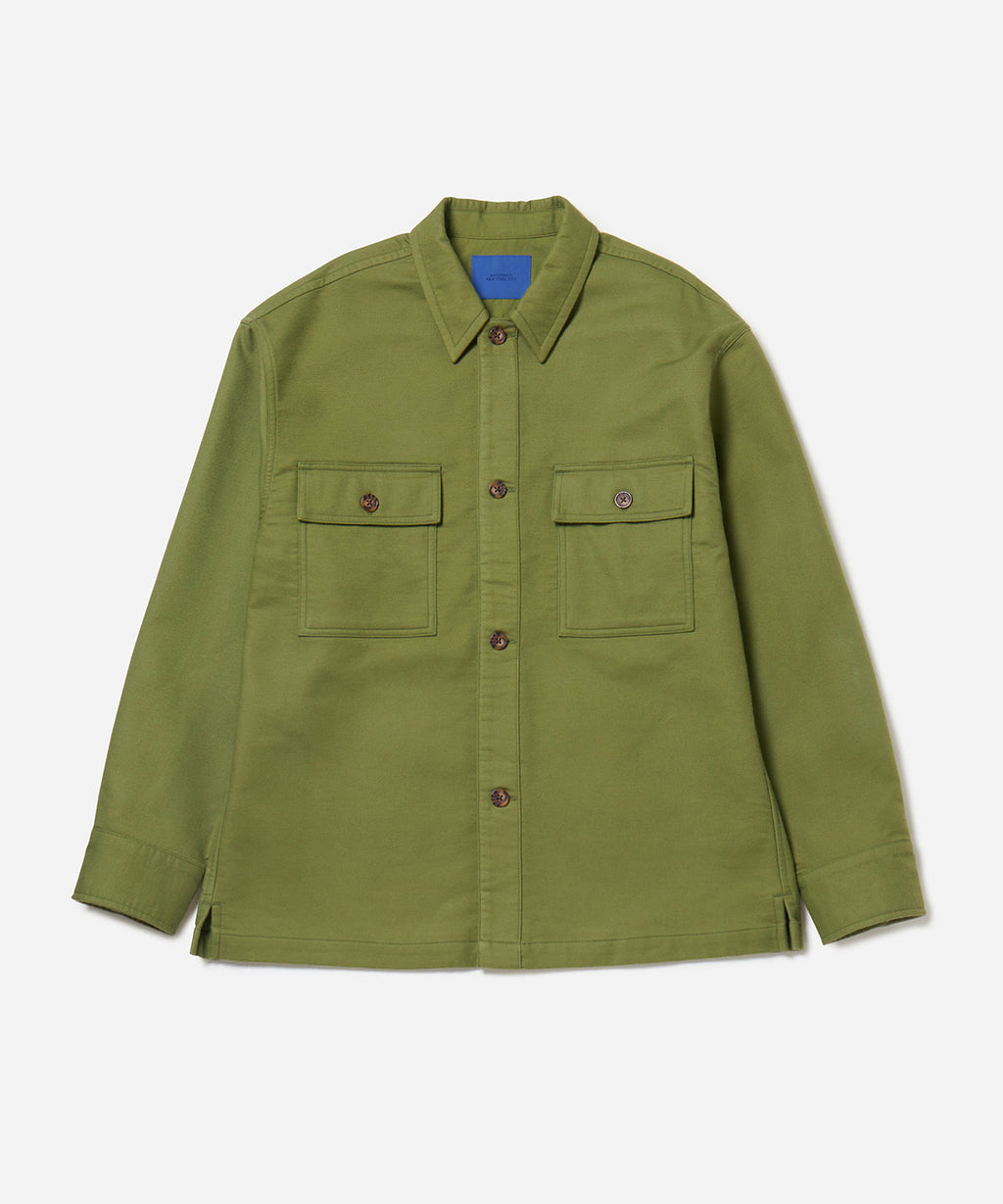 SCHNAYDERMAN’S LINEN OVERSHIRT 40 M-Lサイズ Driessen Overshirt | Saturdays NYC