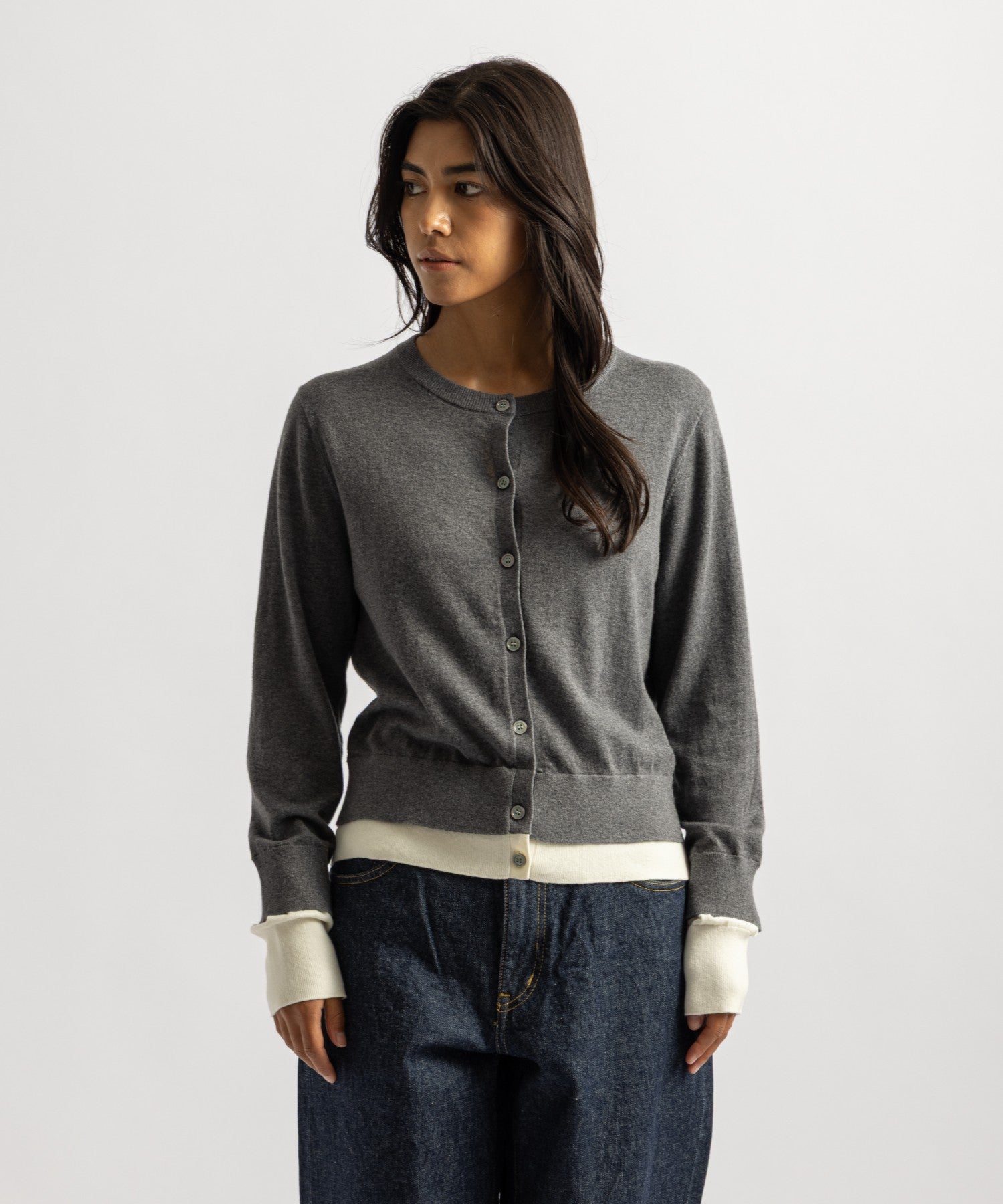 Halle Double Layer Cardigan