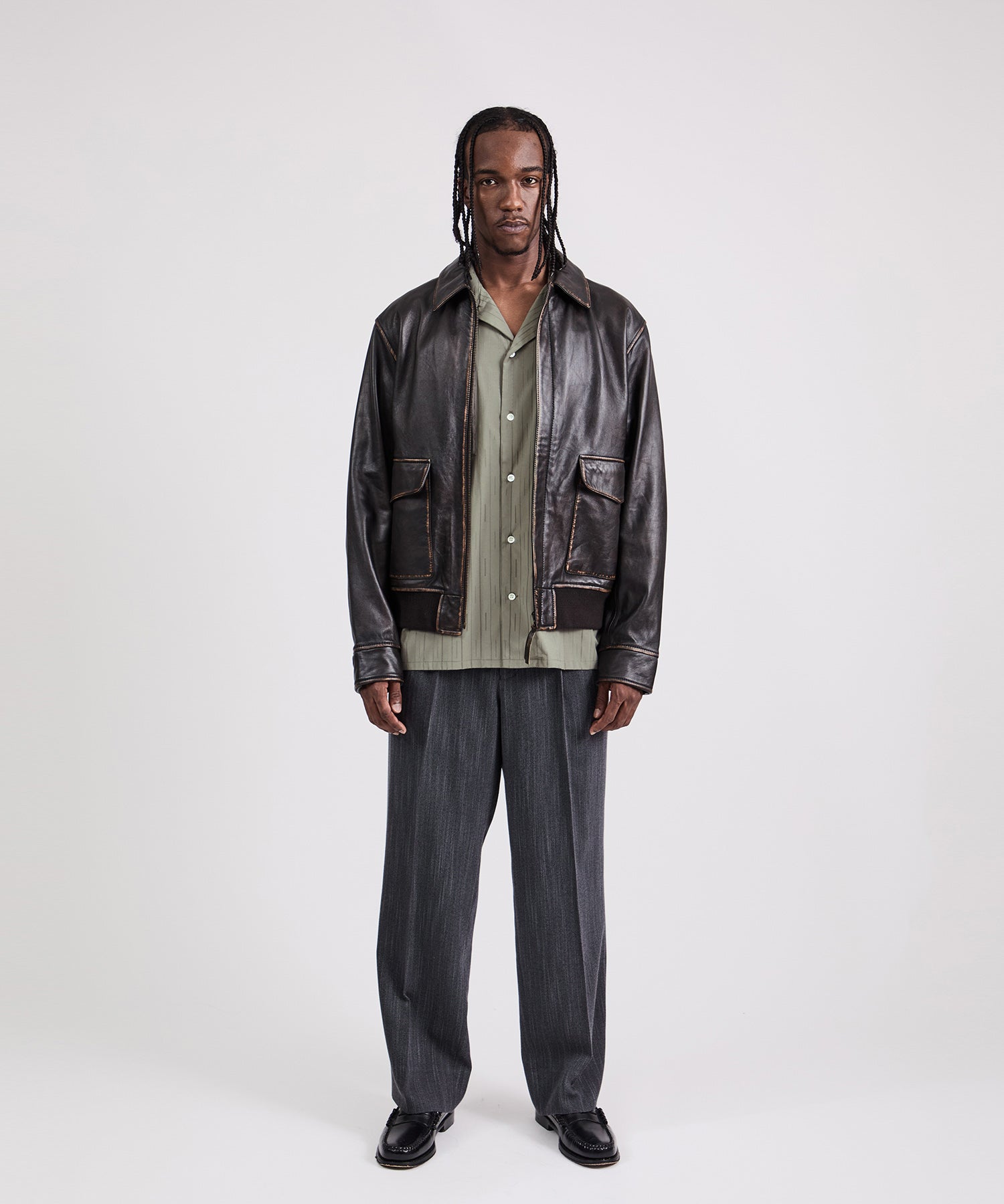 Tunstall Vintage Leather Jacket