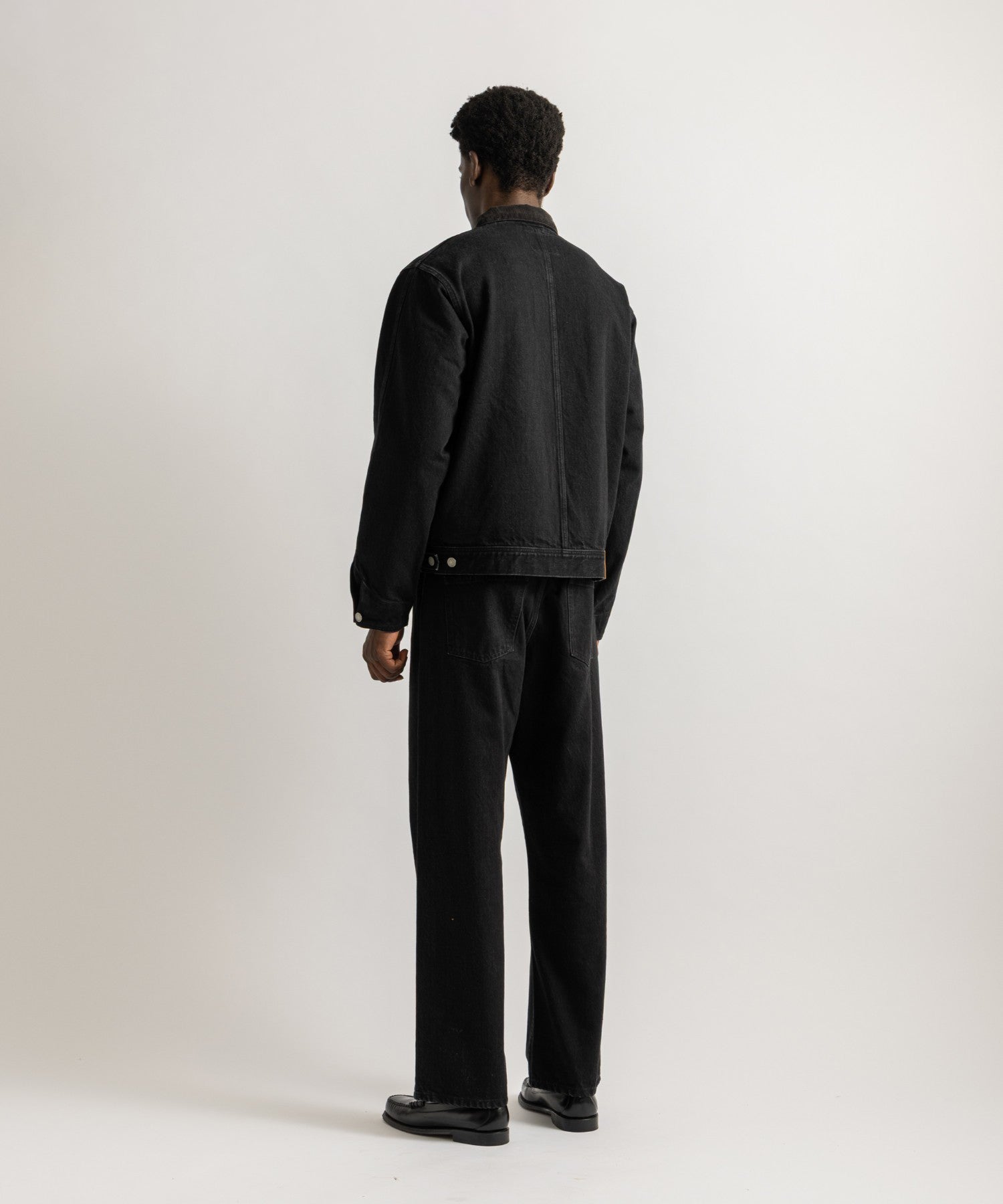 Saturdays NYC Antoine Coverall Jacket in Black