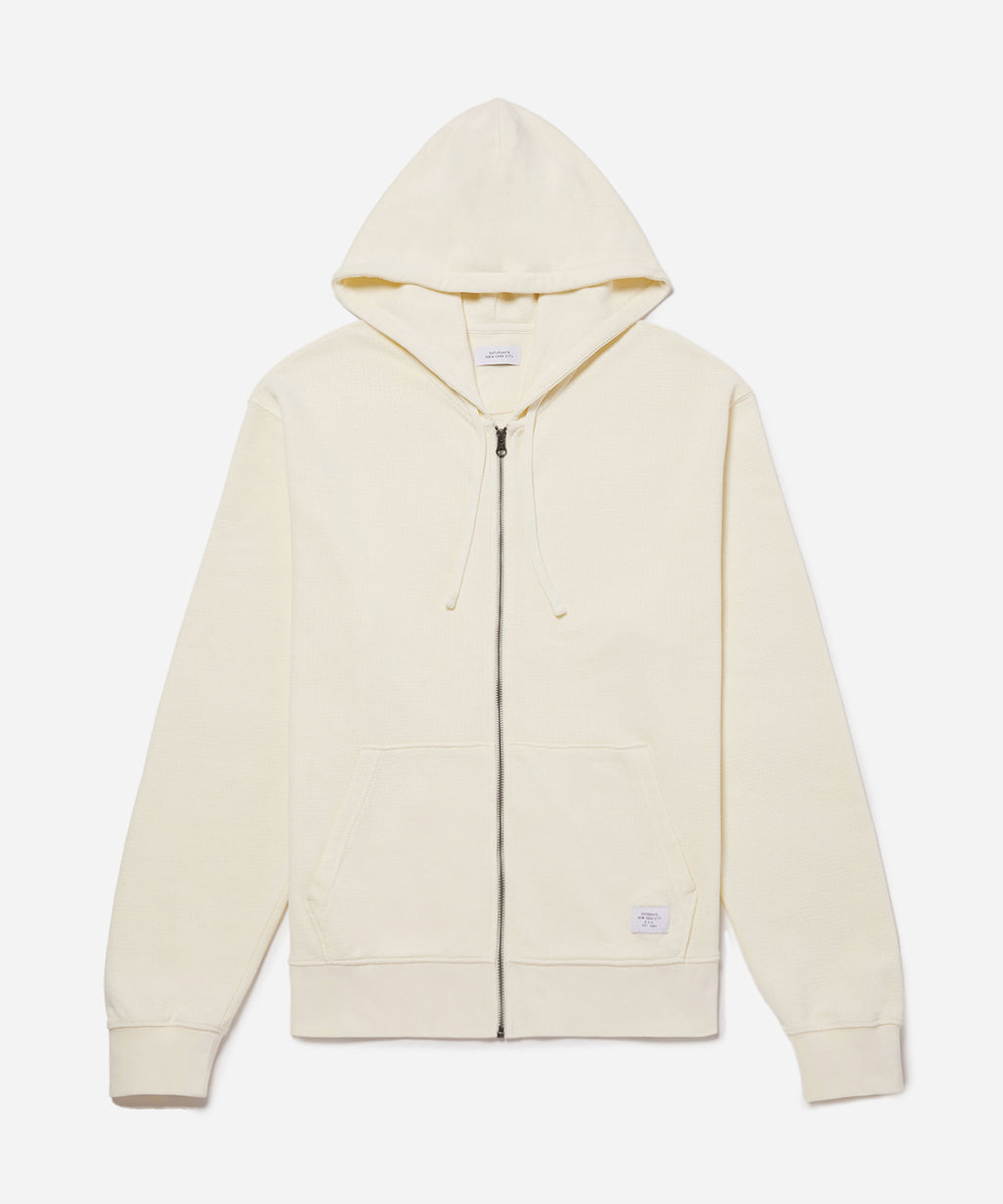 Canal Pique Zip Hoodie | Saturdays NYC