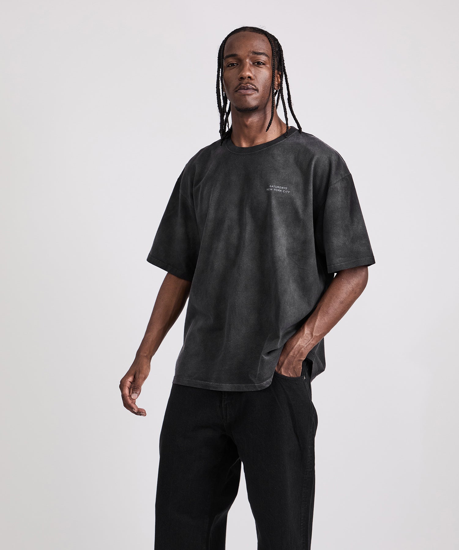 MIYAGIHIDETAKA x Saturdays Bandana Slash T-Shirt