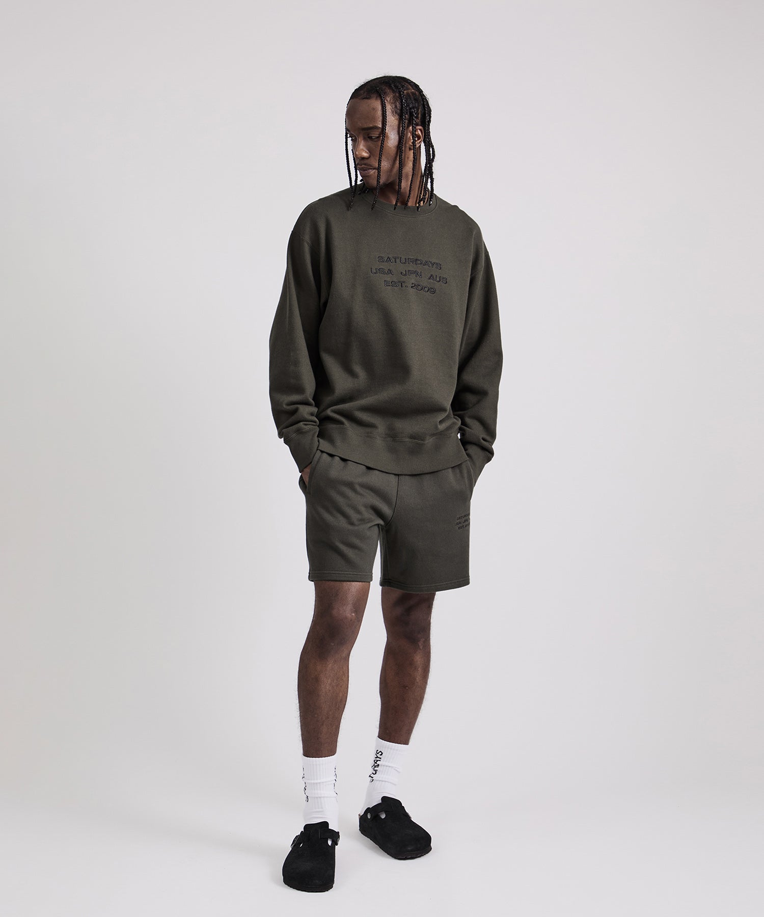 Bowery Dobby Weave International Sweatshirt