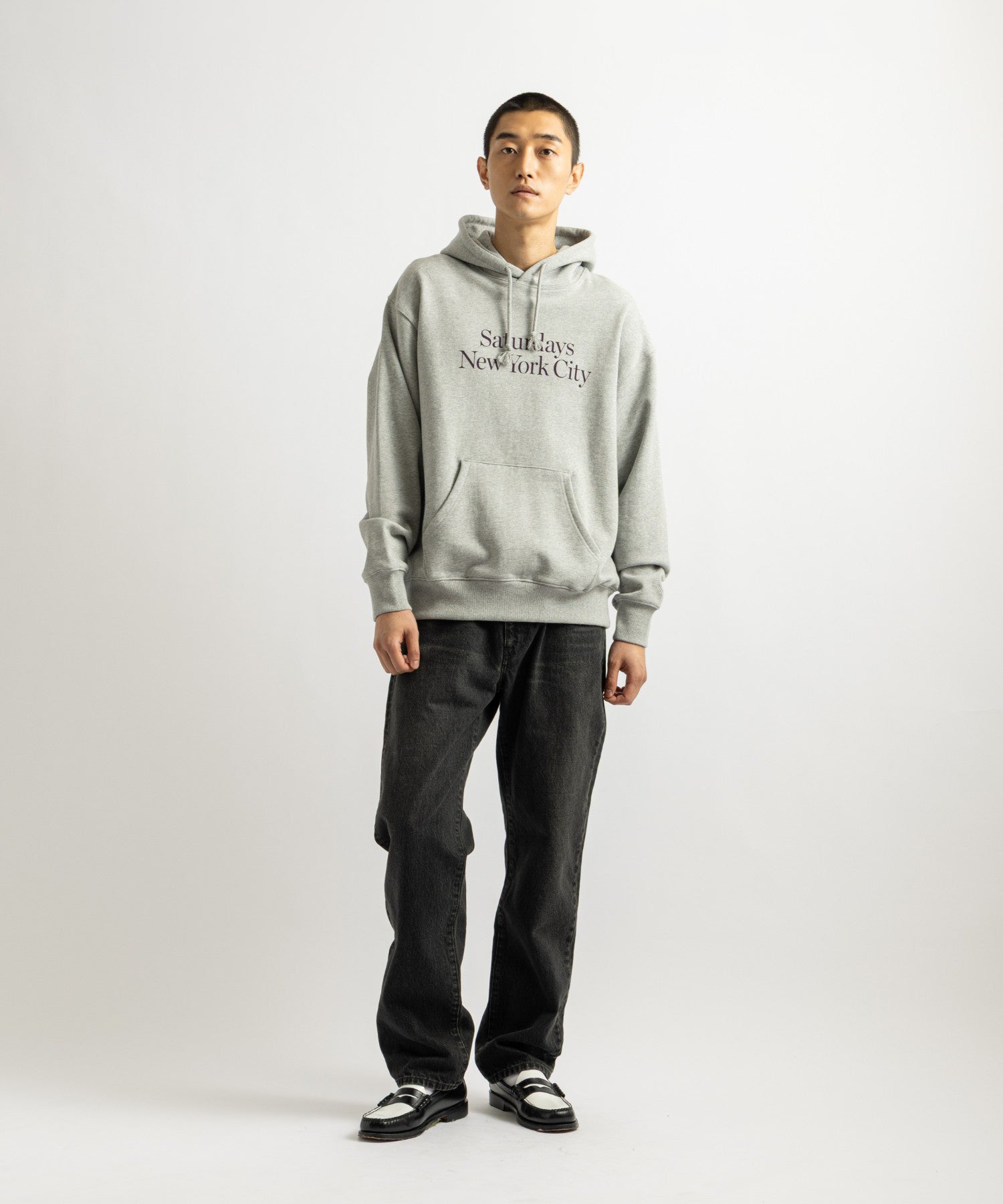 Saturdays NYC Ditch Miller Standard Hoodie in Gray