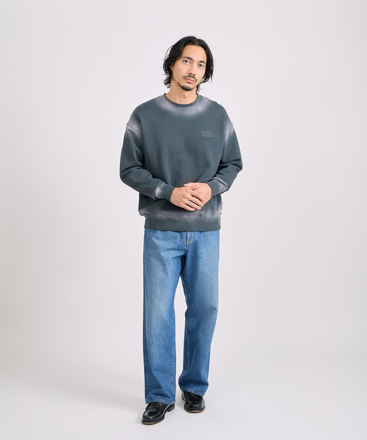 Ari Relaxed Faded Dye Sweatshirt