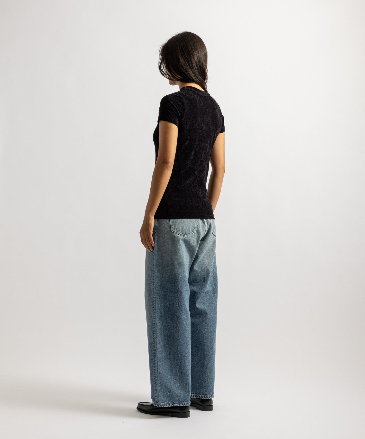 Nadia Trim Collar Top