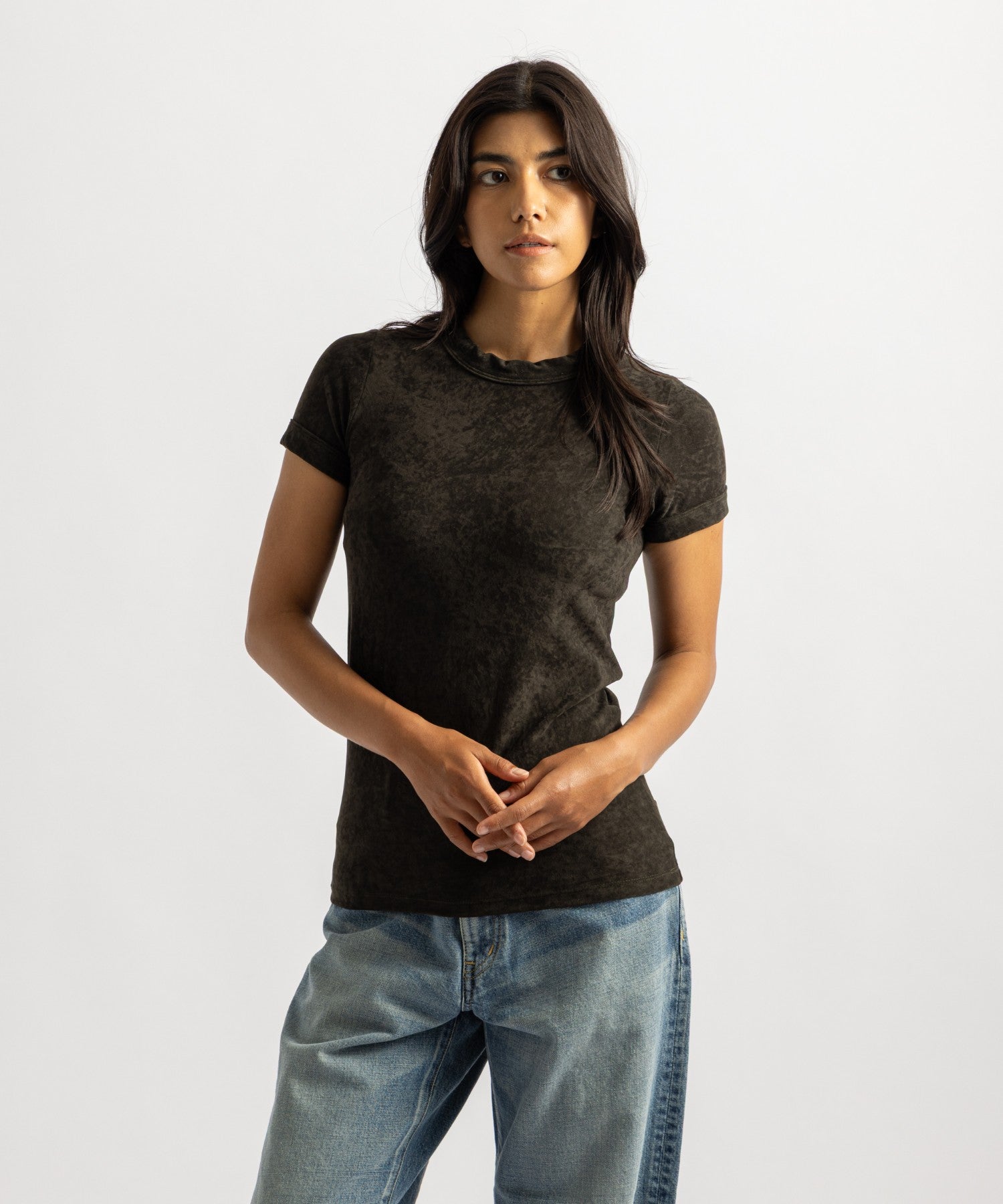 Nadia Trim Collar Top