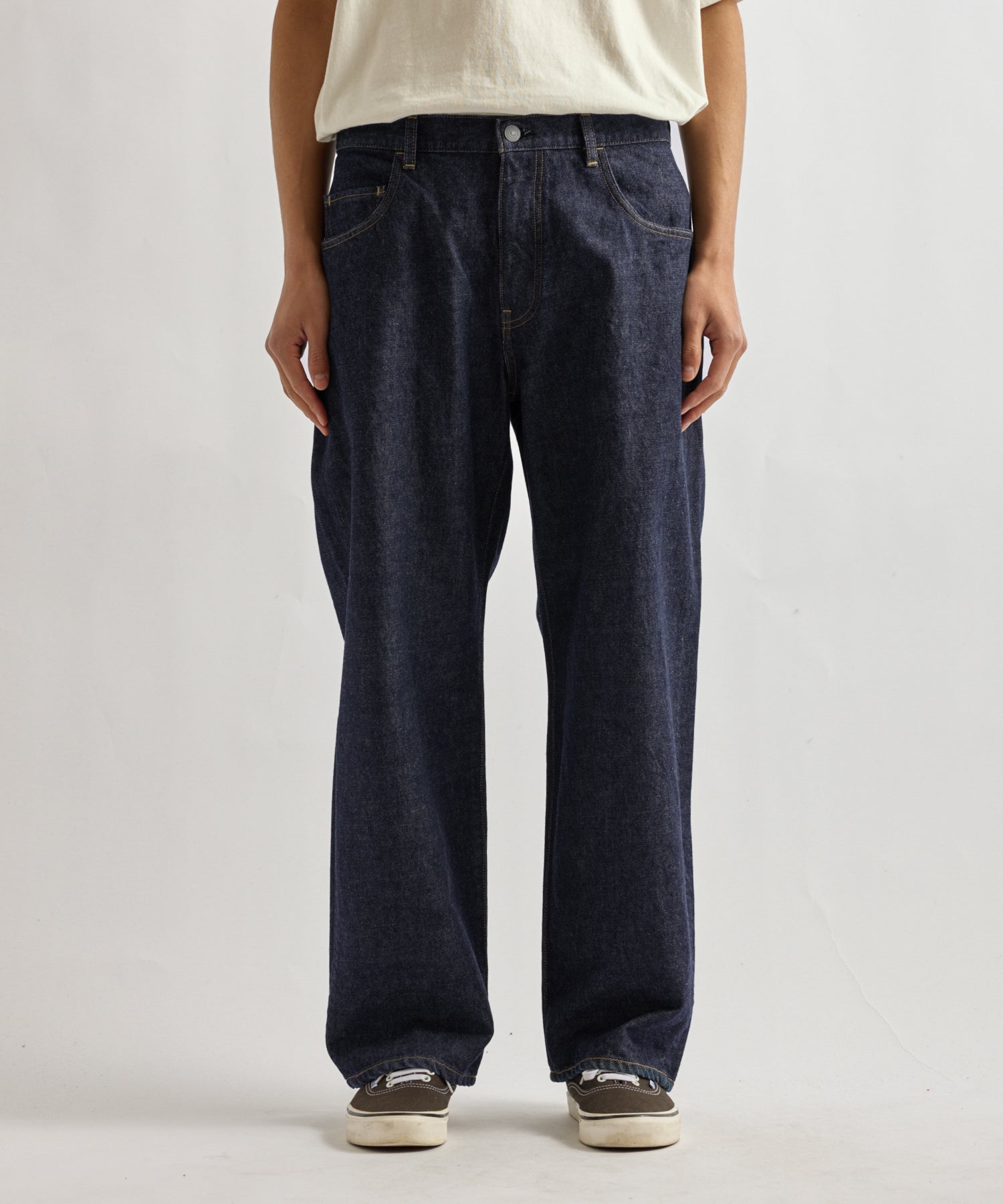 Takeru Relaxed Rinsed Denim Pant
