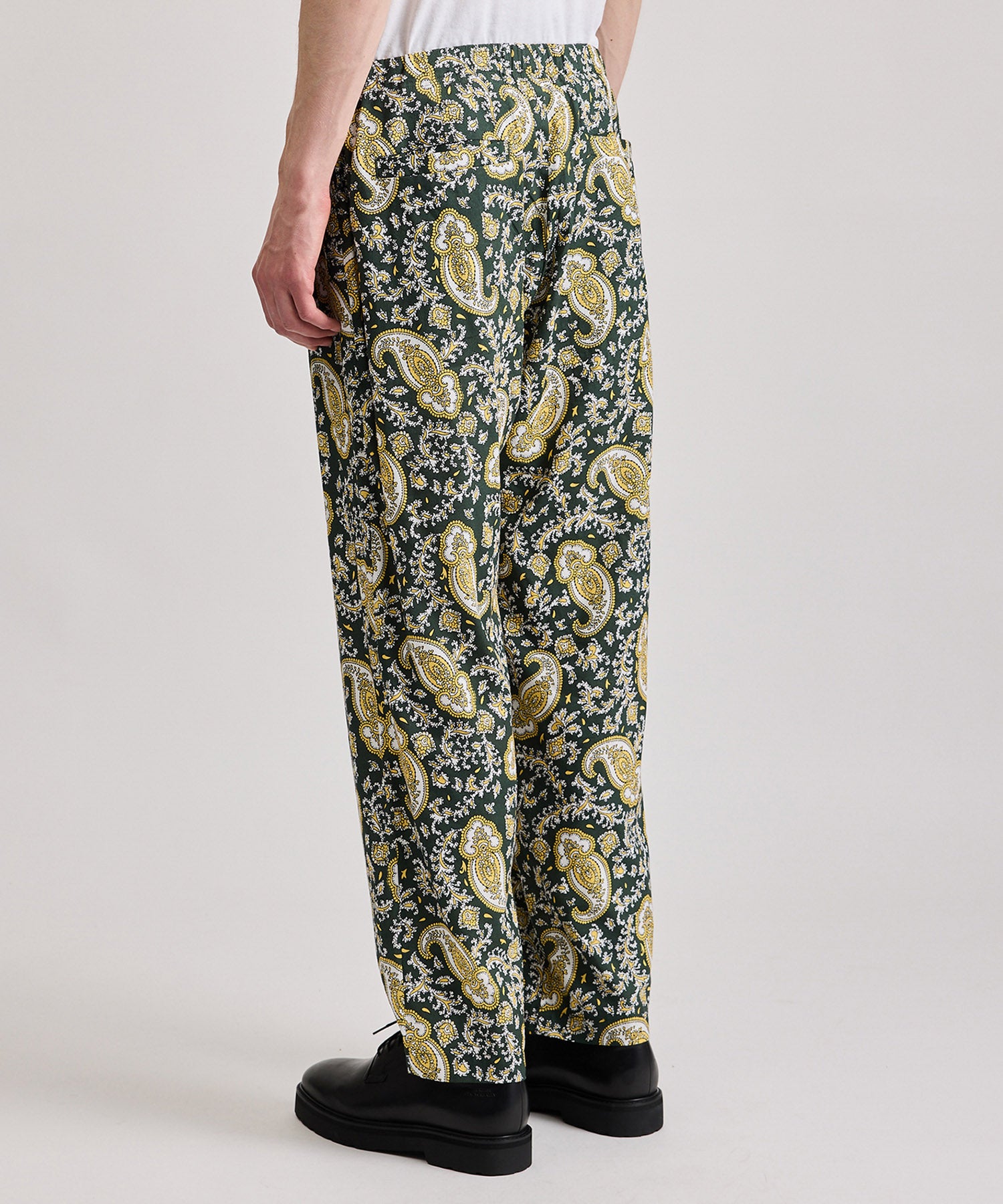 【Saint Laurent】PAISLEY PRINT TWILL PANTS SAINT LAURENT Saint Laurent Women Paisley Print Pants