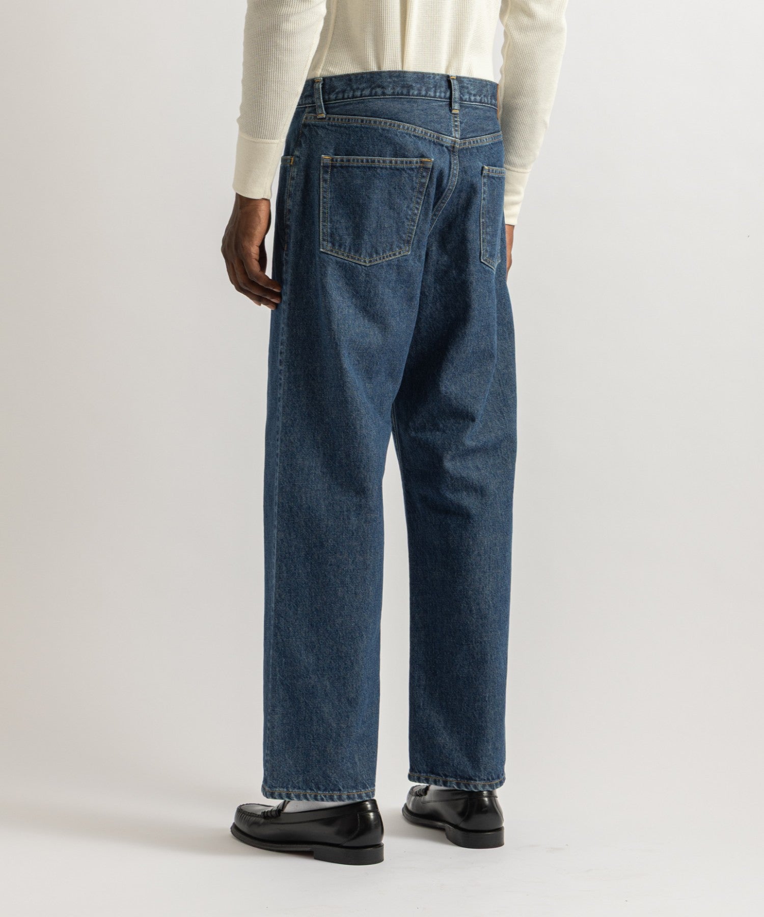 Saturdays NYC Tobias Straight Denim Pant in Blue