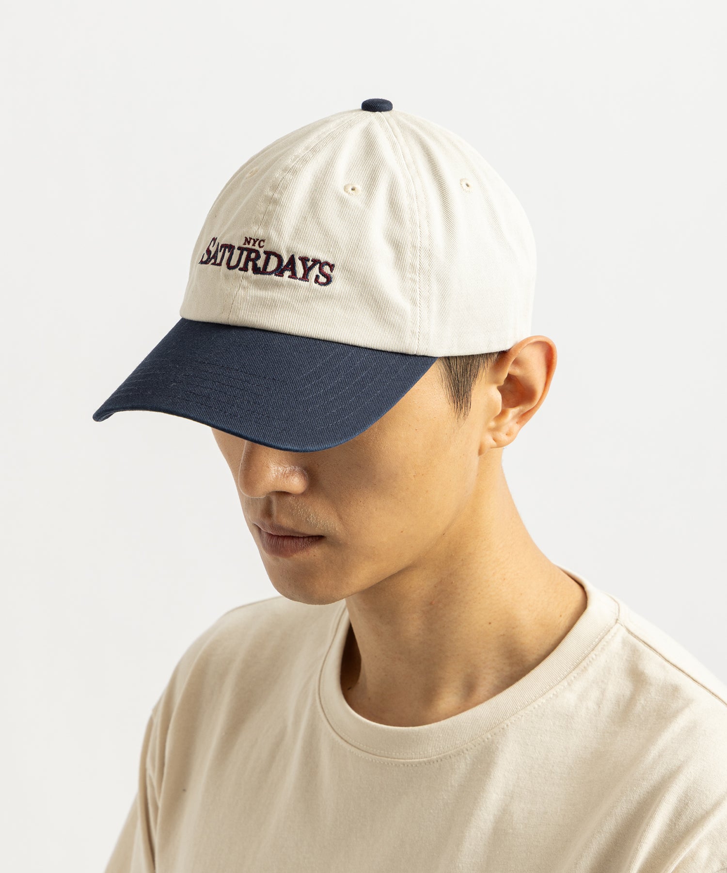 Saturdays NYC NYC SATURDAYS Cap in Ivory