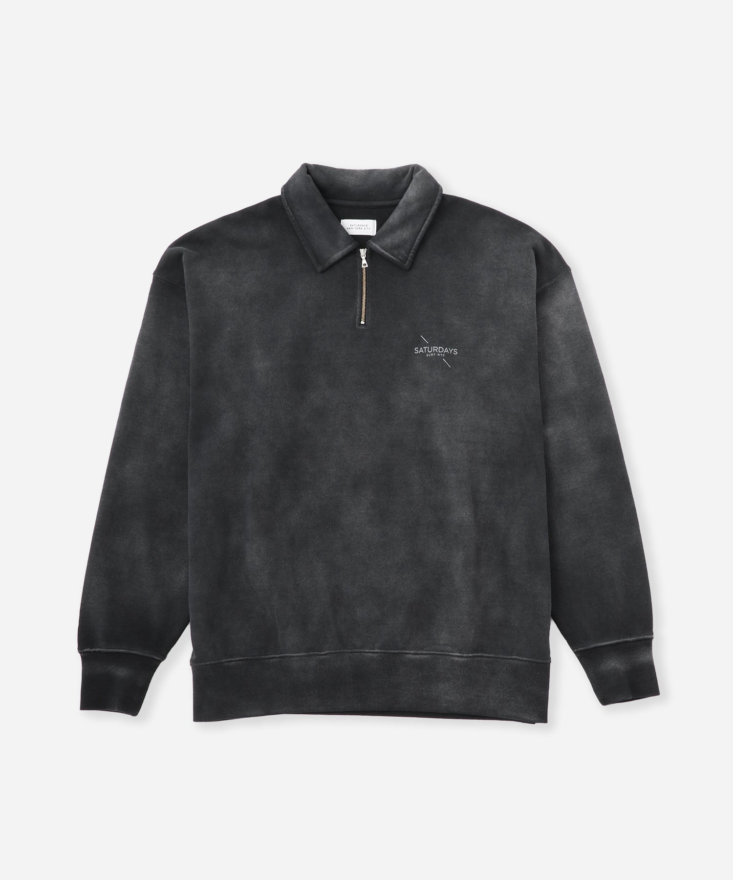Mott Relaxed Quarter Zip Surf Sweatshirt | Saturdays NYC