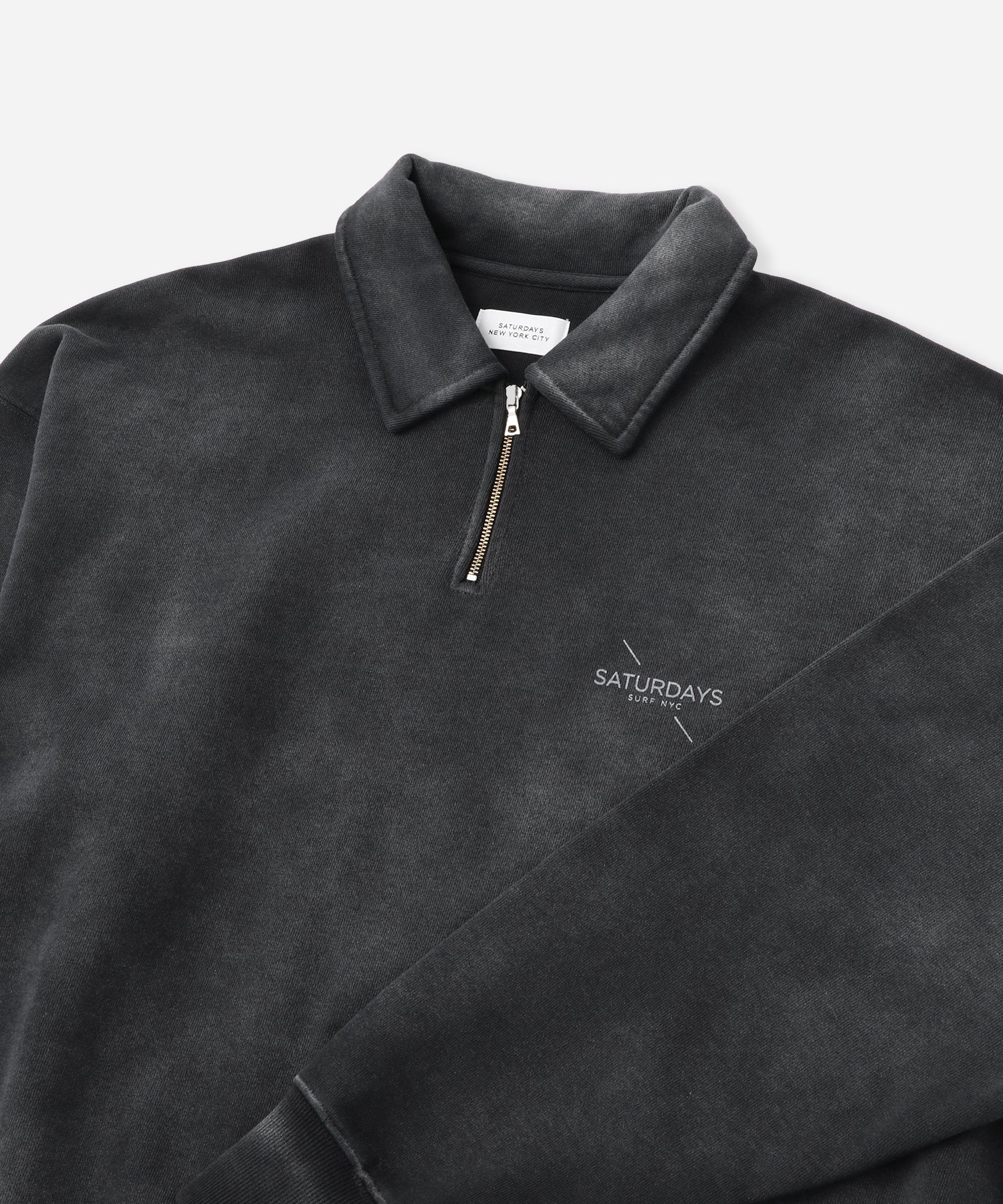 Mott Relaxed Quarter Zip Surf Sweatshirt | Saturdays NYC