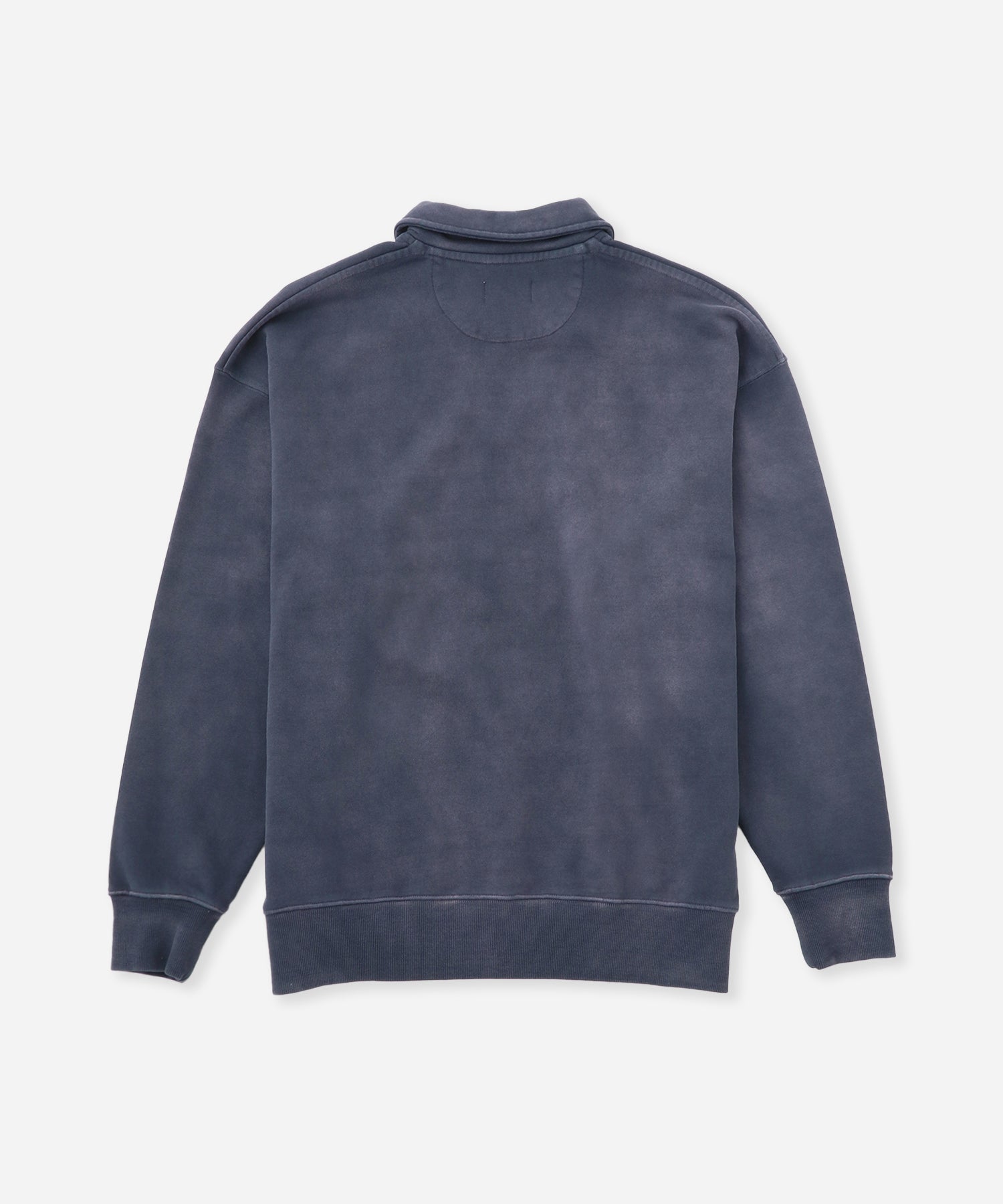 Saturdays NYC Mott Relaxed Quarter Zip Surf Sweatshirt in Blue