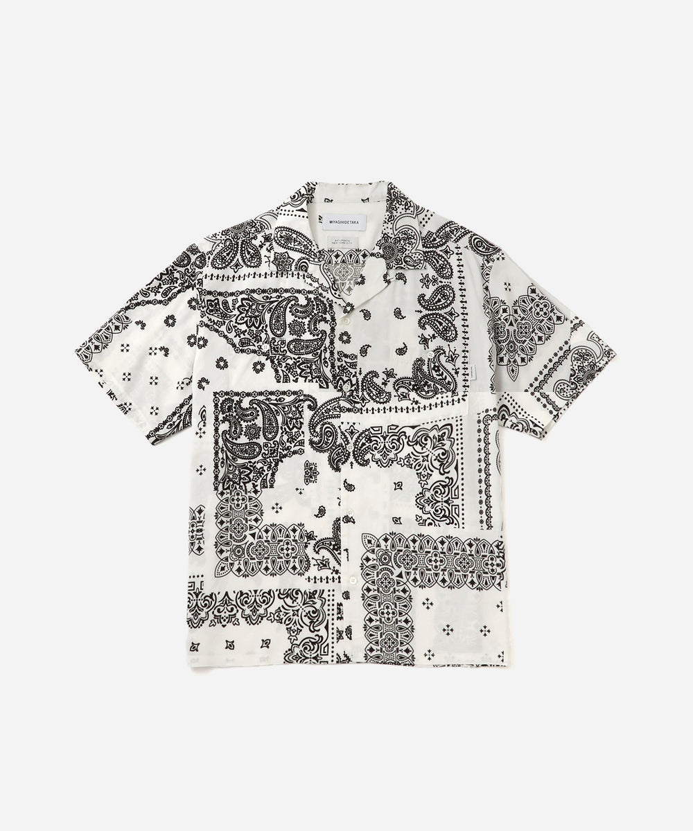 MIYAGIHIDETAKA x Saturdays Bandana Short Sleeve Shirt | Saturdays NYC