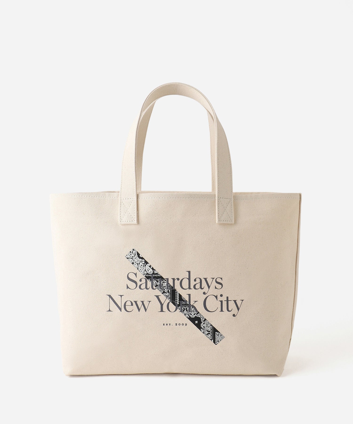 MIYAGIHIDETAKA x Saturdays Bandana Slash Tote Bag | Saturdays NYC