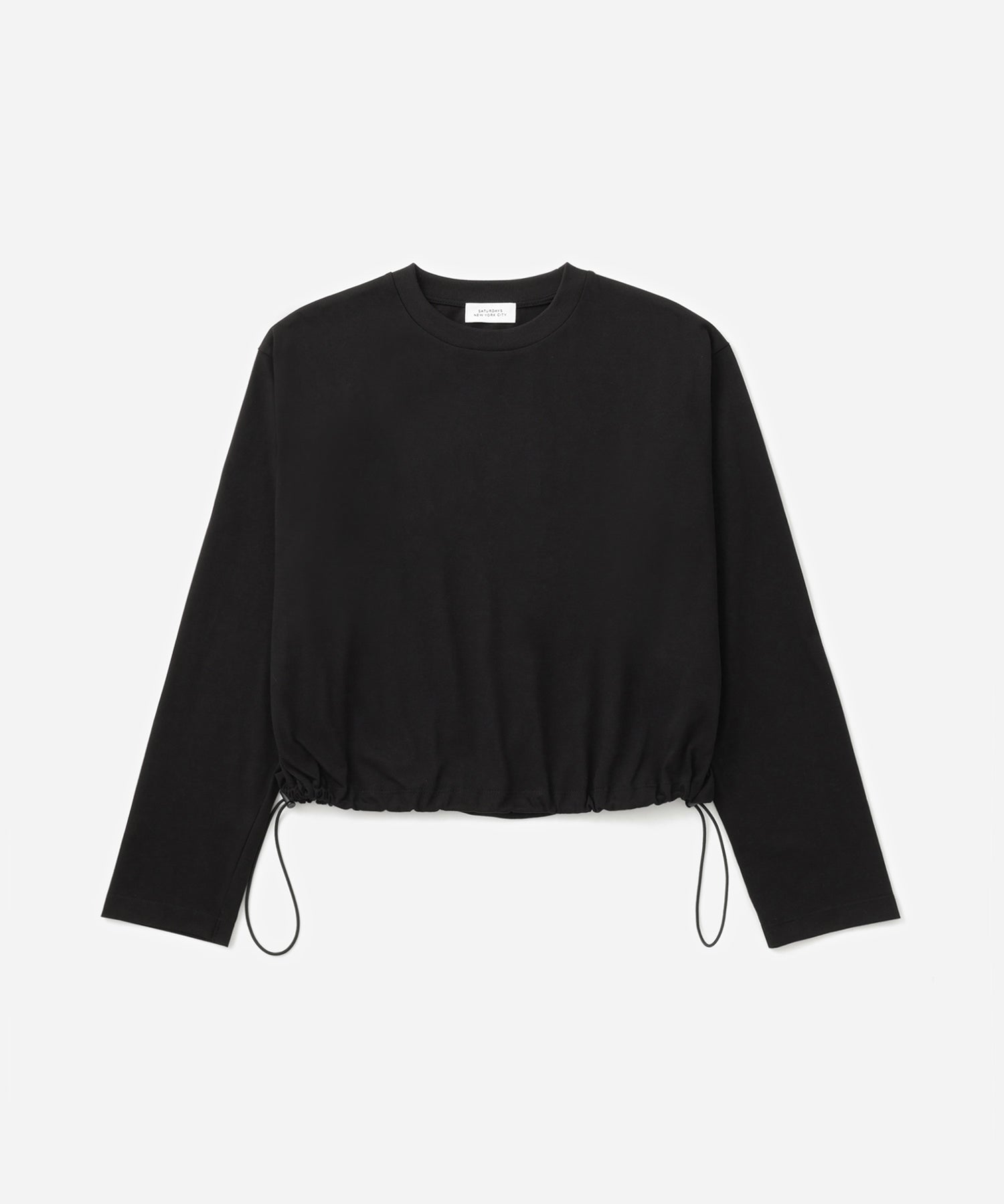 Saturdays NYC Arisa Long Sleeve Top in Black