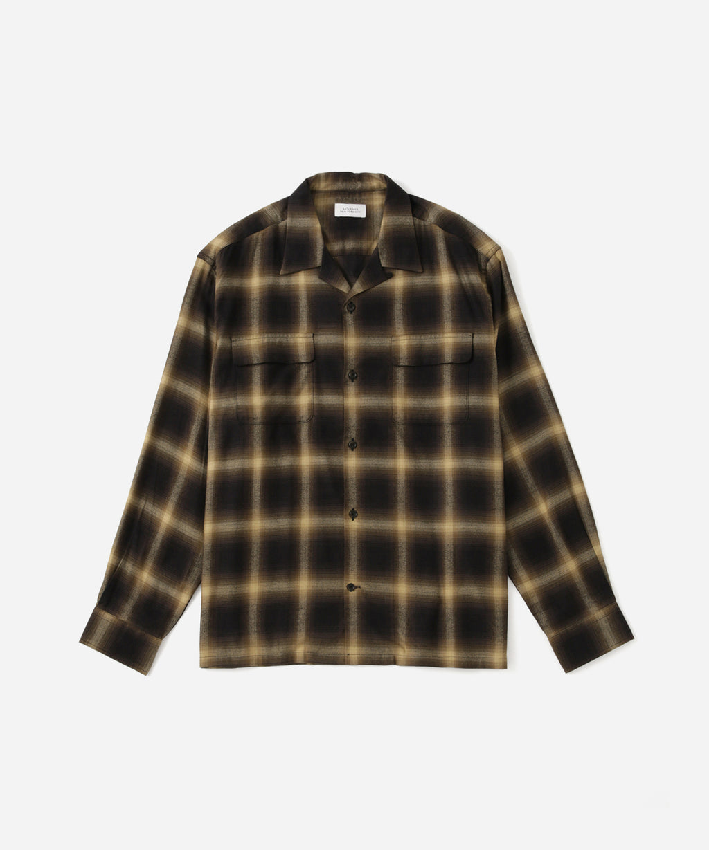 Marco Ombre Check Long Sleeve Shirt | Saturdays NYC