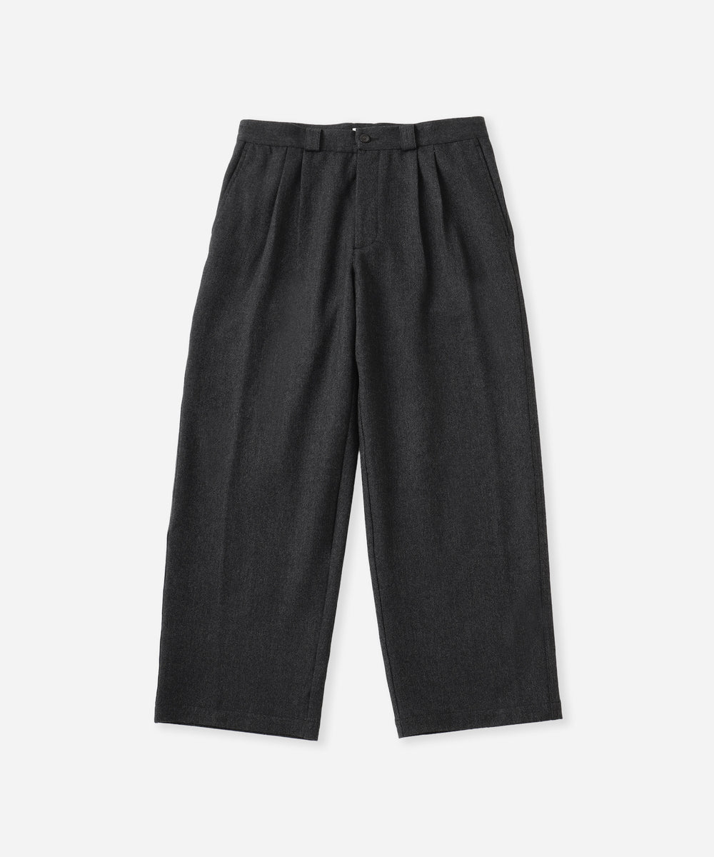 George Wool Wide Two Tuck Pant | Saturdays NYC