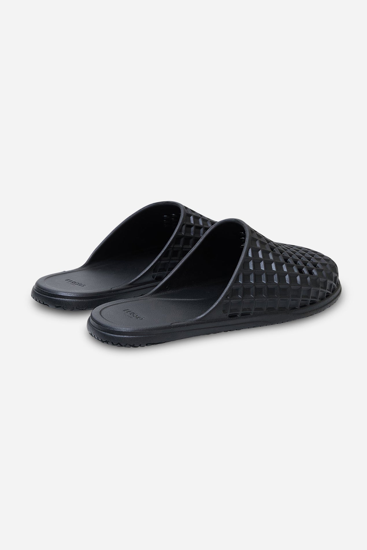 Saturdays NYC Rosa Slide in Jet Black